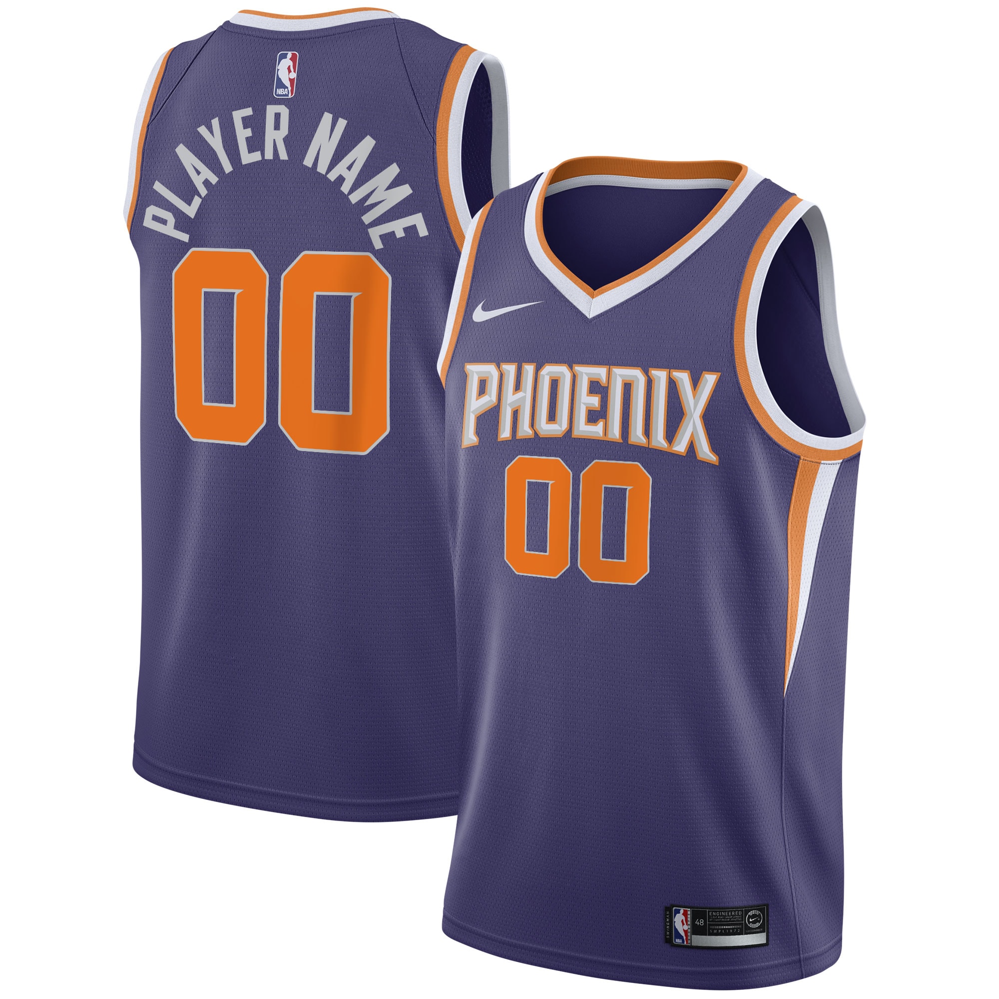 Phoenix Suns  2020\/21 Swingman Custom Jersey - Icon Edition - Purple