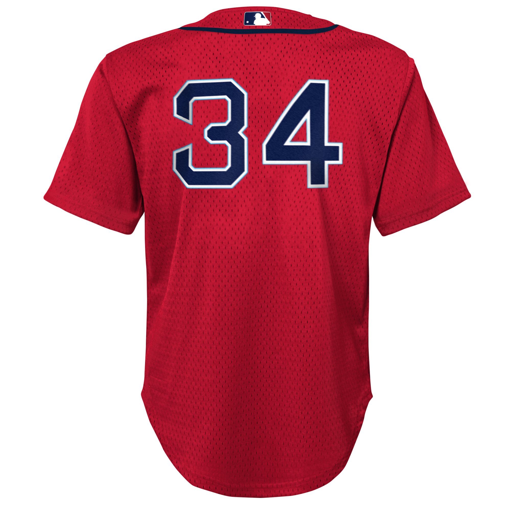 David Ortiz Boston Red Sox Mitchell & Ness Preschool Cooperstown CollectionMesh Batting Practice Jersey - Red