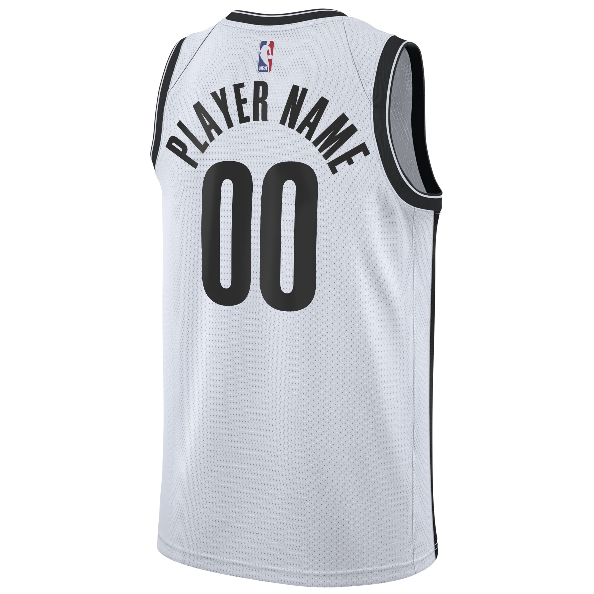 Brooklyn Nets  2020\/21 Swingman Custom Jersey - Association Edition - White