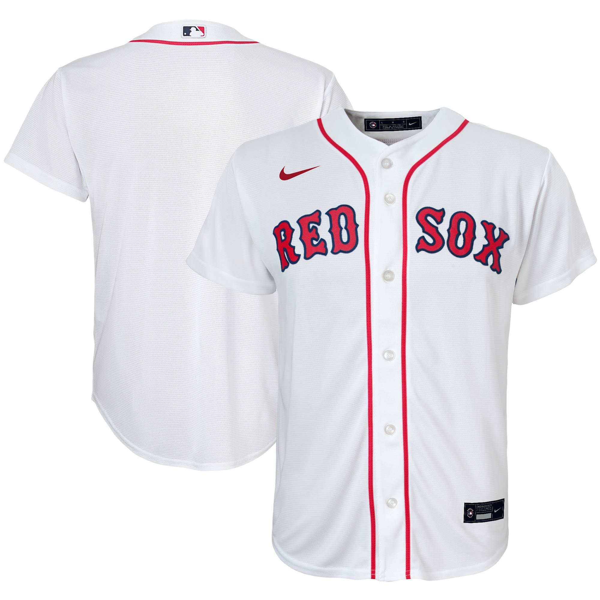 Boston Red Sox  Youth Home Replica Team Jersey - White