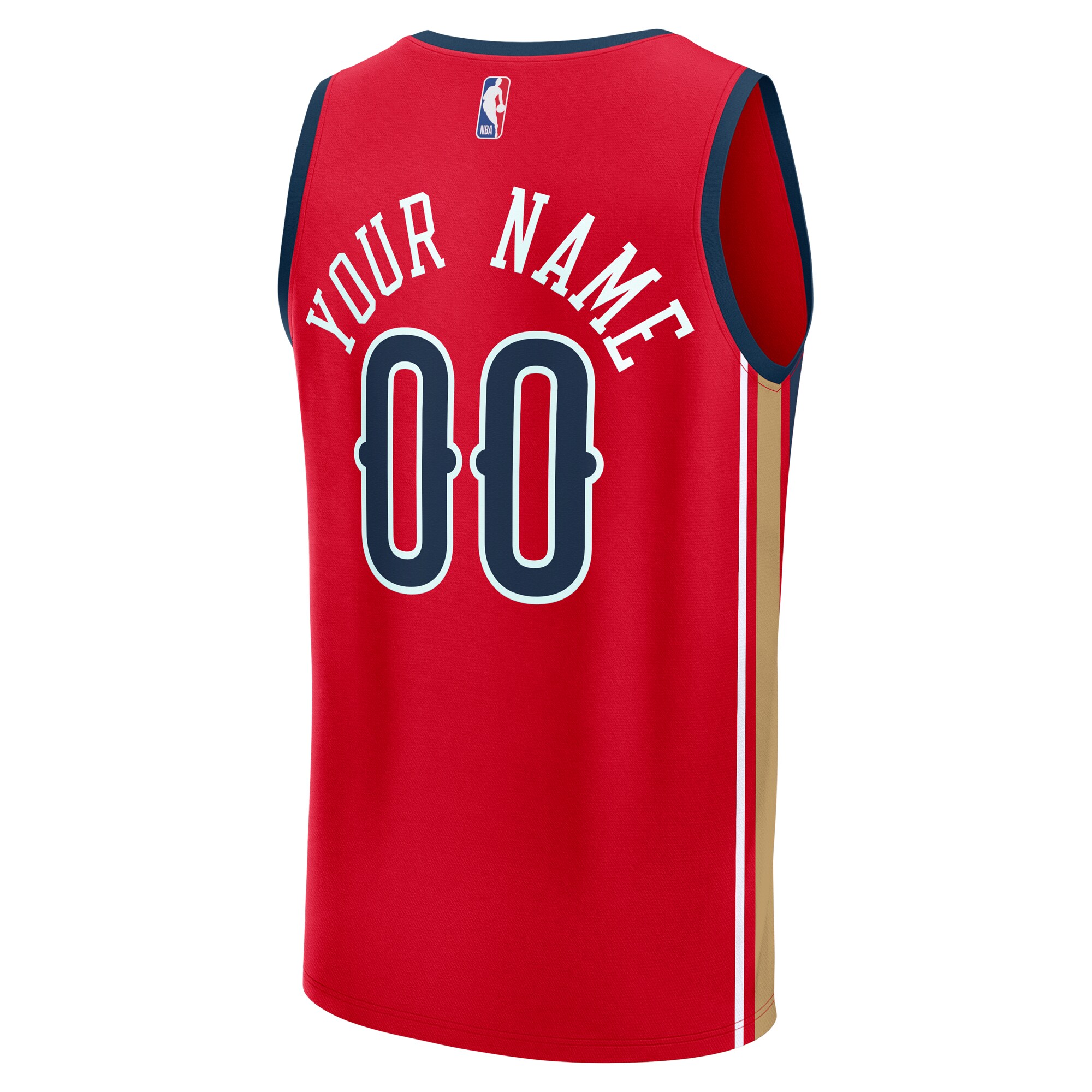 New Orleans Pelicans Fanatics Custom Fast Break Jersey - Red - Statement Edition