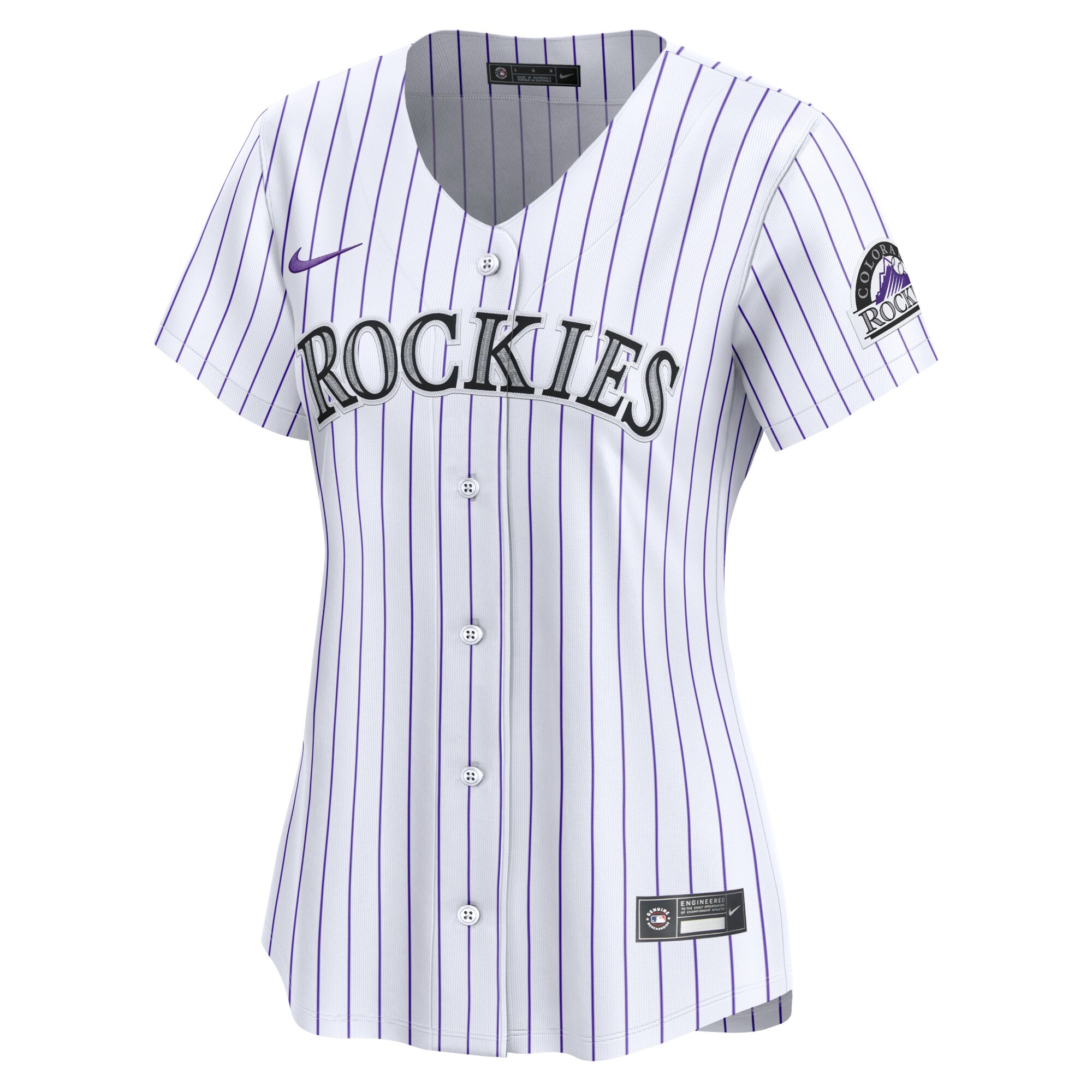Colorado Rockies  Women's Home Limited Jersey - White