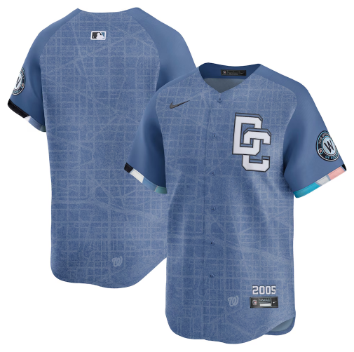 Washington Nationals Blue 2025 City Connect Limited Jersey