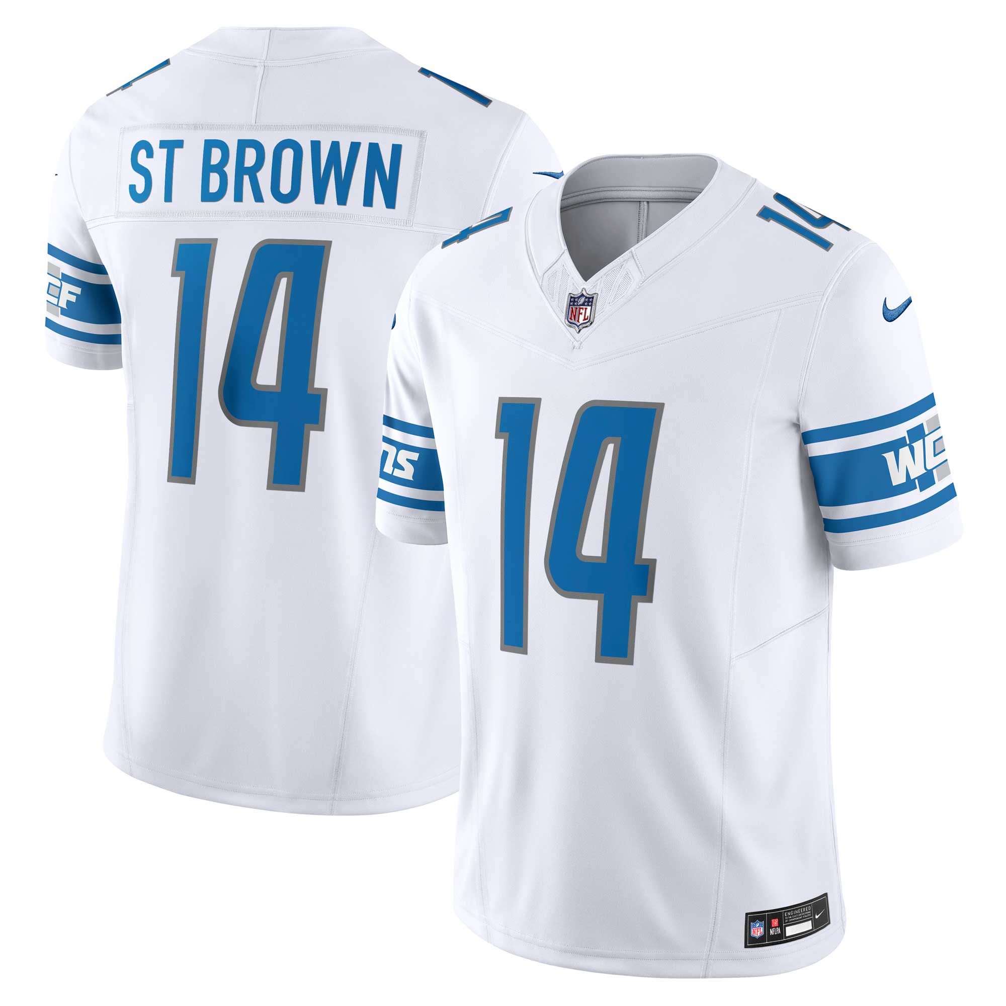 Amon-Ra St. Brown Detroit Lions  Vapor F.U.S.E. Limited Jersey - White