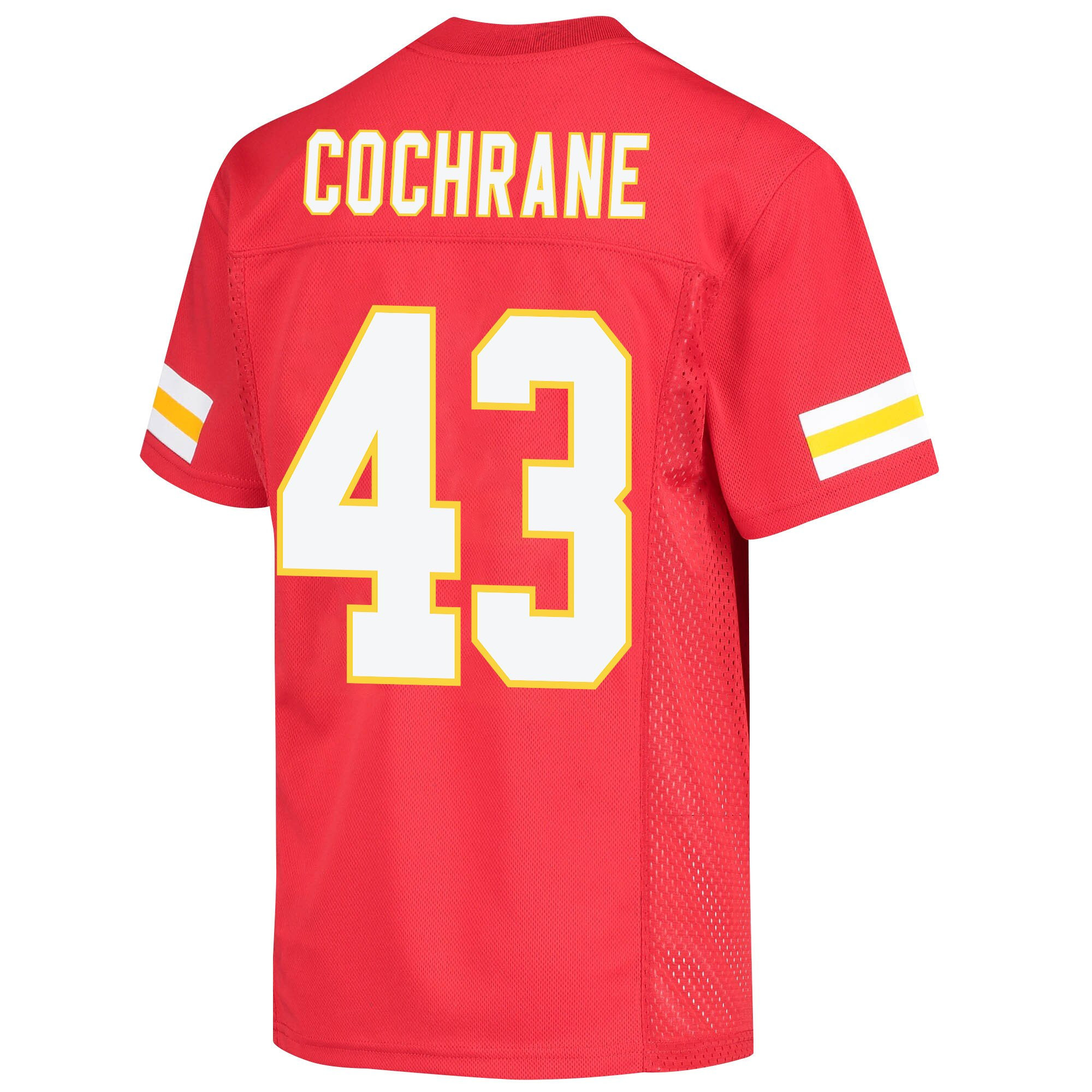 Jack Cochrane 43 Kansas City Chiefs Super Bowl LVII Champions Youth Game Jersey - Red