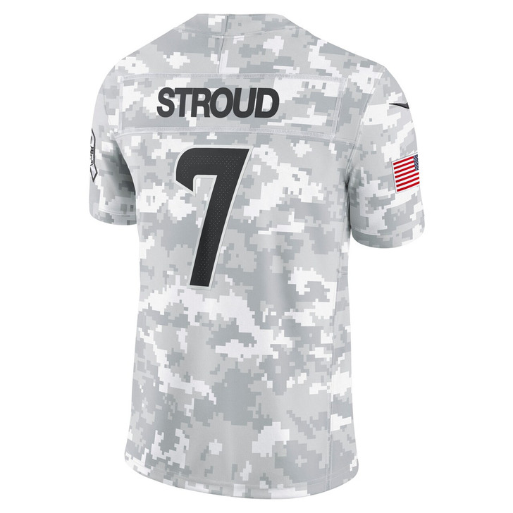 C.J. Stroud Houston Texans 2024 Salute to Service Limited Jersey - Arctic Camo