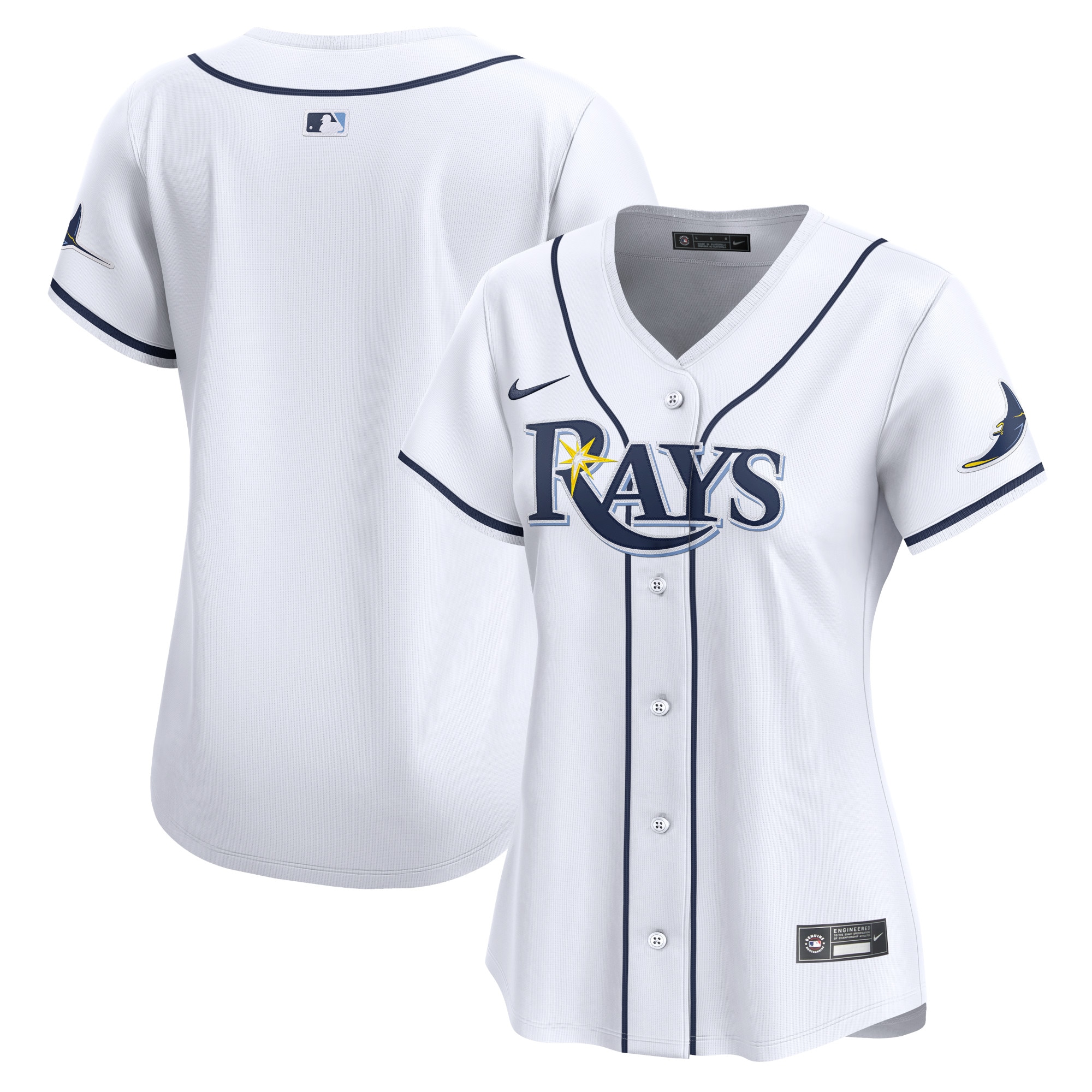 Tampa Bay Rays  Women's Home Limited Jersey - White