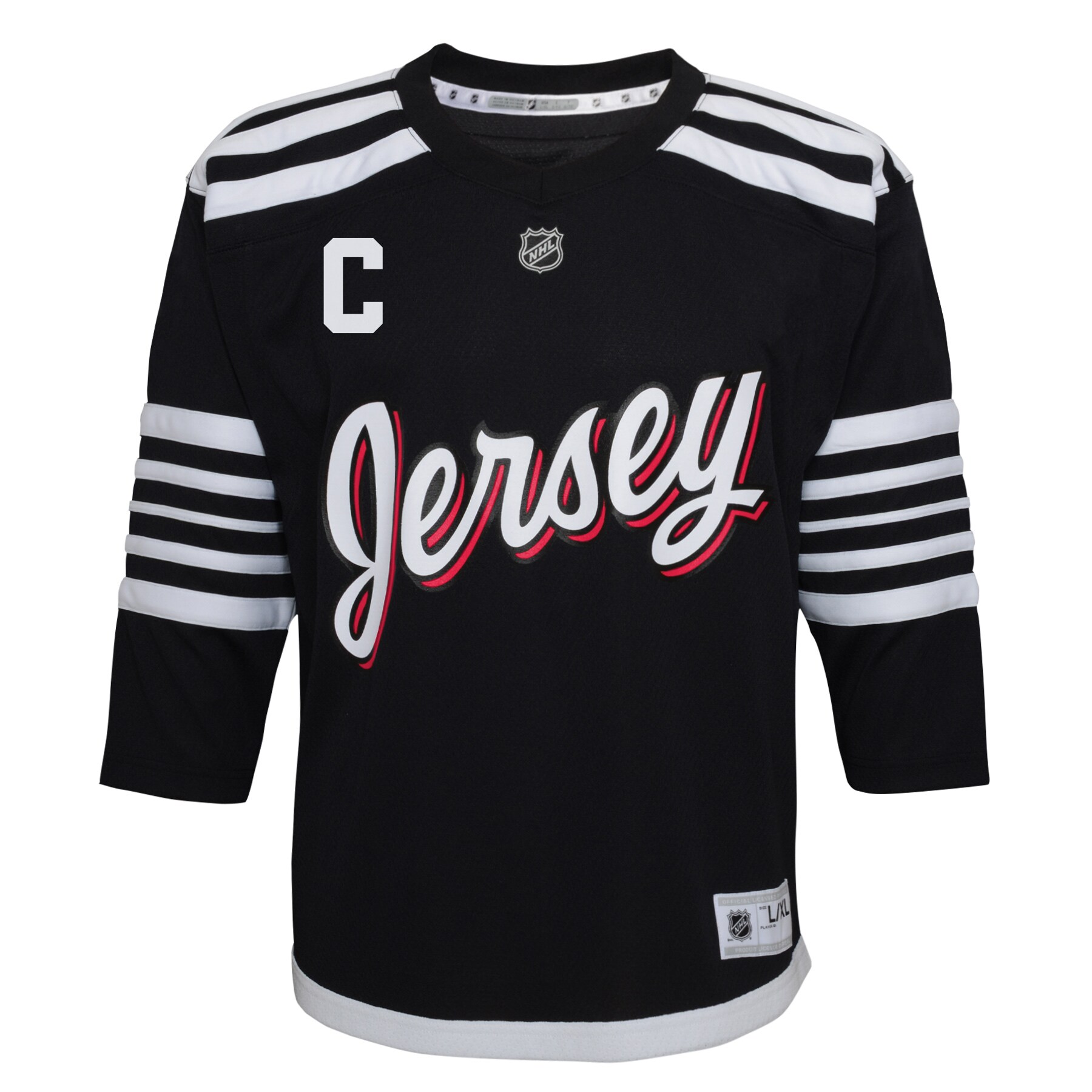Nico Hischier New Jersey Devils Preschool 2021\/22 Alternate Replica Player Jersey - Black