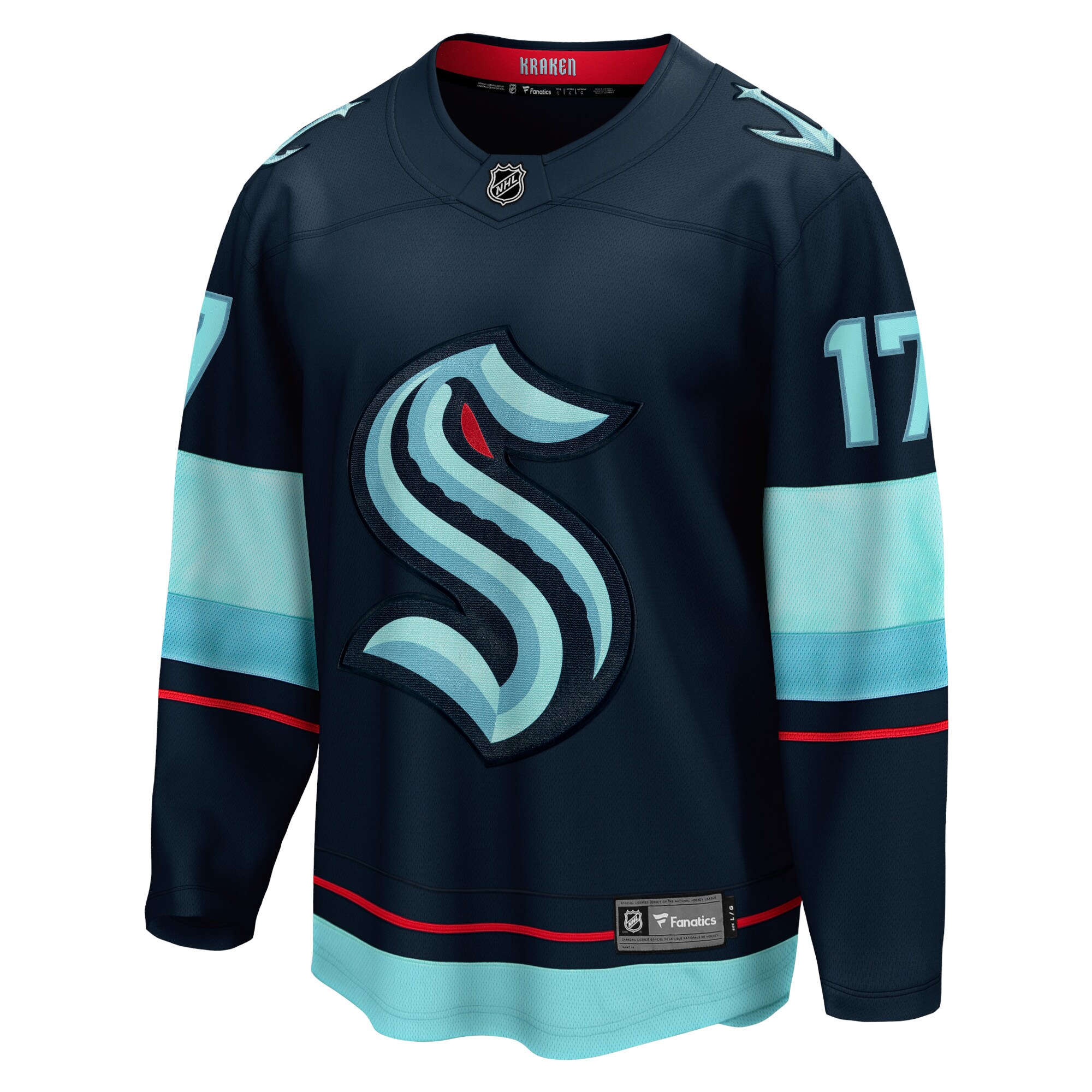 Jaden Schwartz Seattle Kraken Fanatics Home Breakaway Player Jersey - Navy