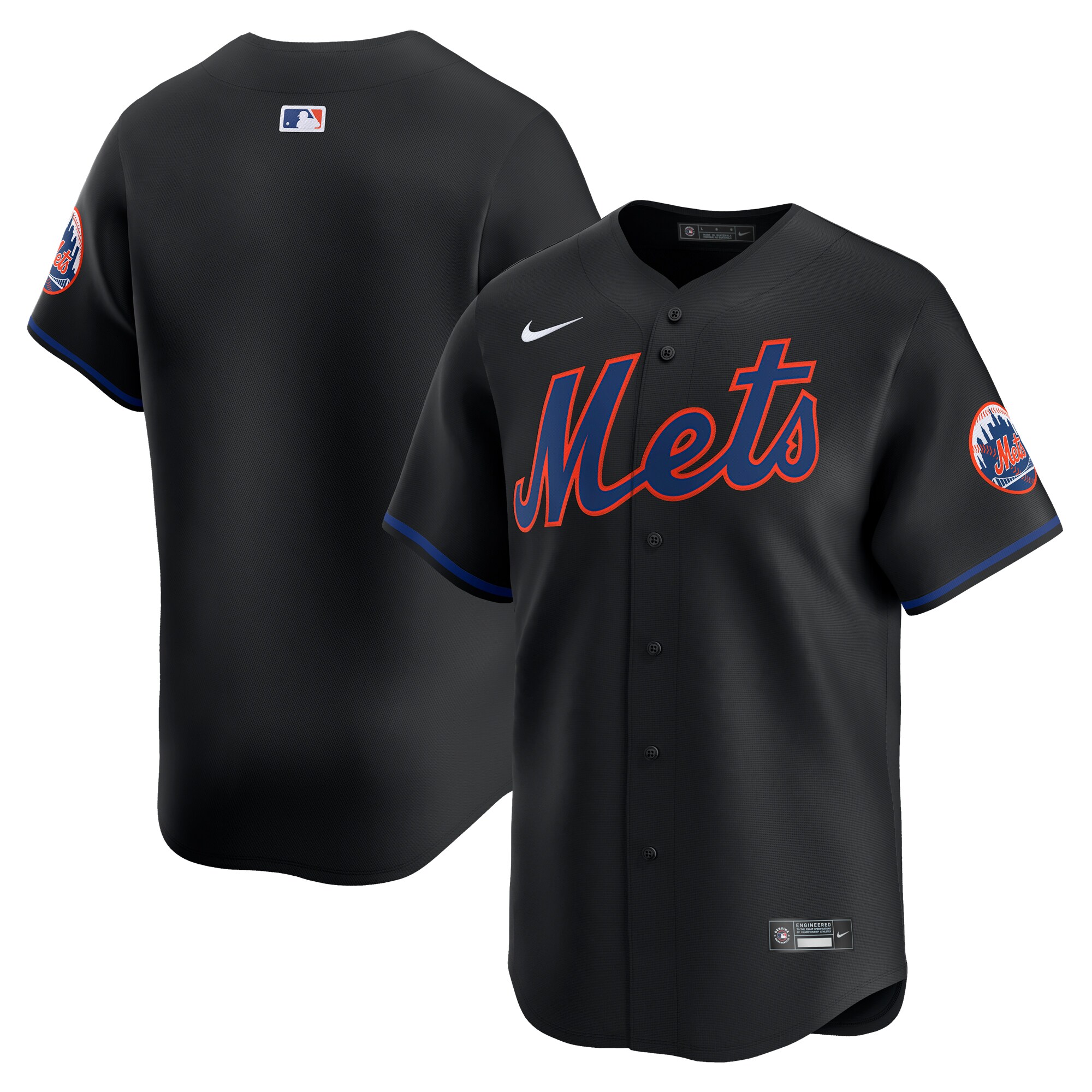 New York Mets   Alternate Limited Jersey Black