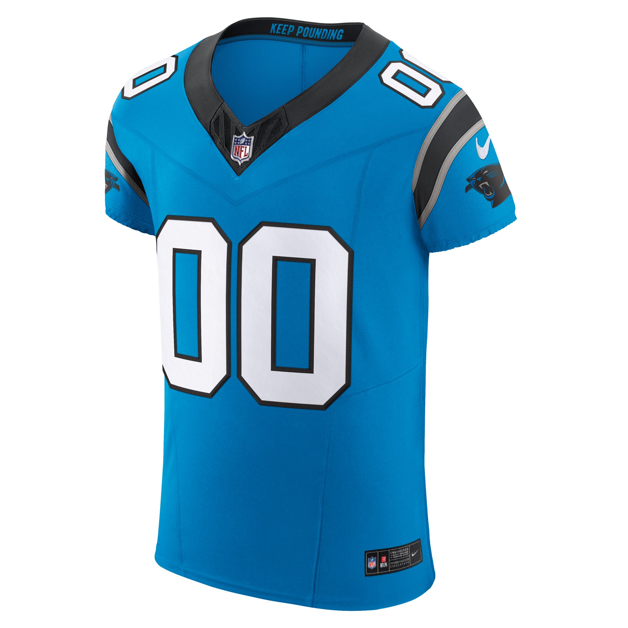 Carolina Panthers  Vapor F.U.S.E. Elite Custom Jersey - Blue