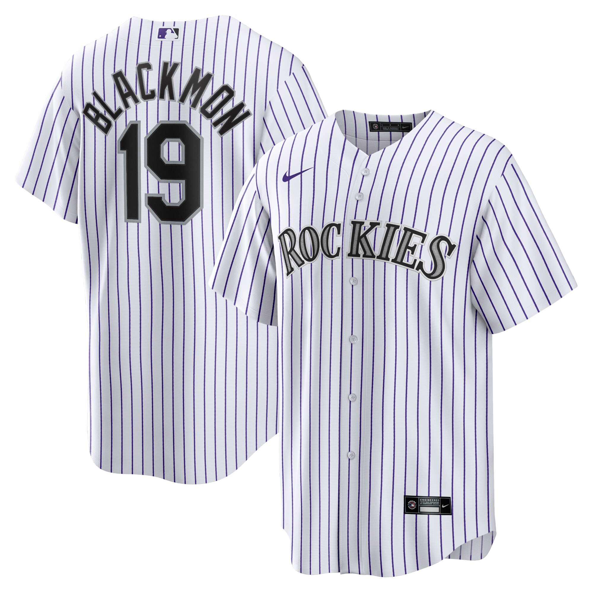 Charlie Blackmon Colorado Rockies Home Replica Player Name Jersey - White