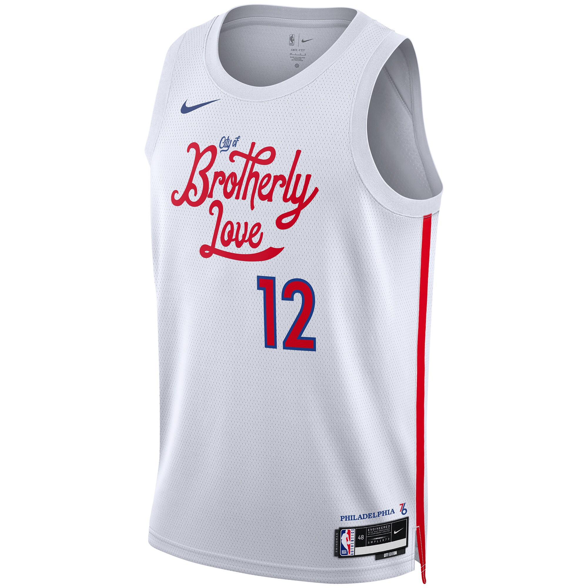 Tobias Harris Philadelphia 76ers Unisex 2022\/23 Swingman Jersey - City Edition - White