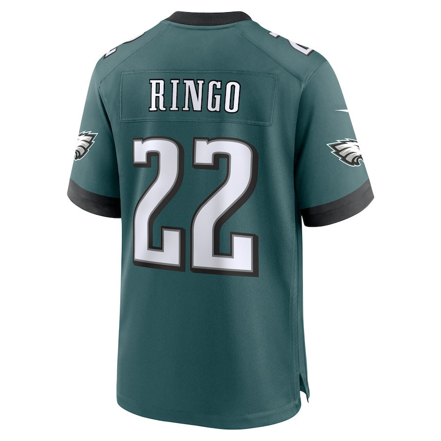 Kelee Ringo #22 Philadelphia Eagles Super Bowl LIX Jersey - Men's - Midnight Green