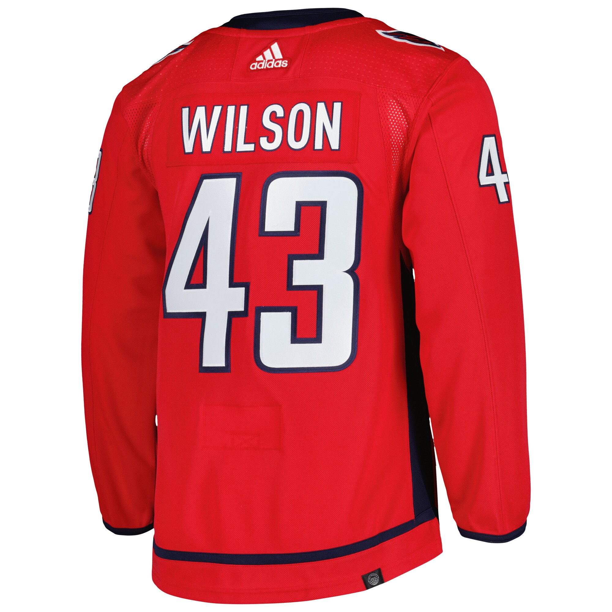 Tom Wilson Washington Capitals adidas  Primegreen Authentic Player Jersey - Red