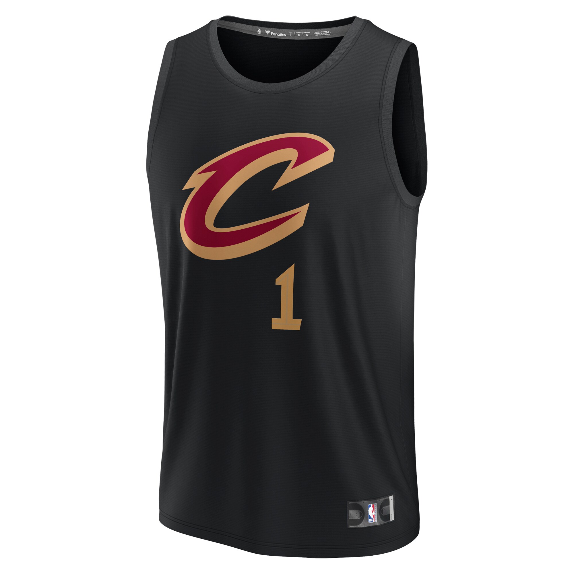 Max Strus Cleveland Cavaliers Fanatics Youth Fast Break Replica Player Jersey - Statement Edition - Black