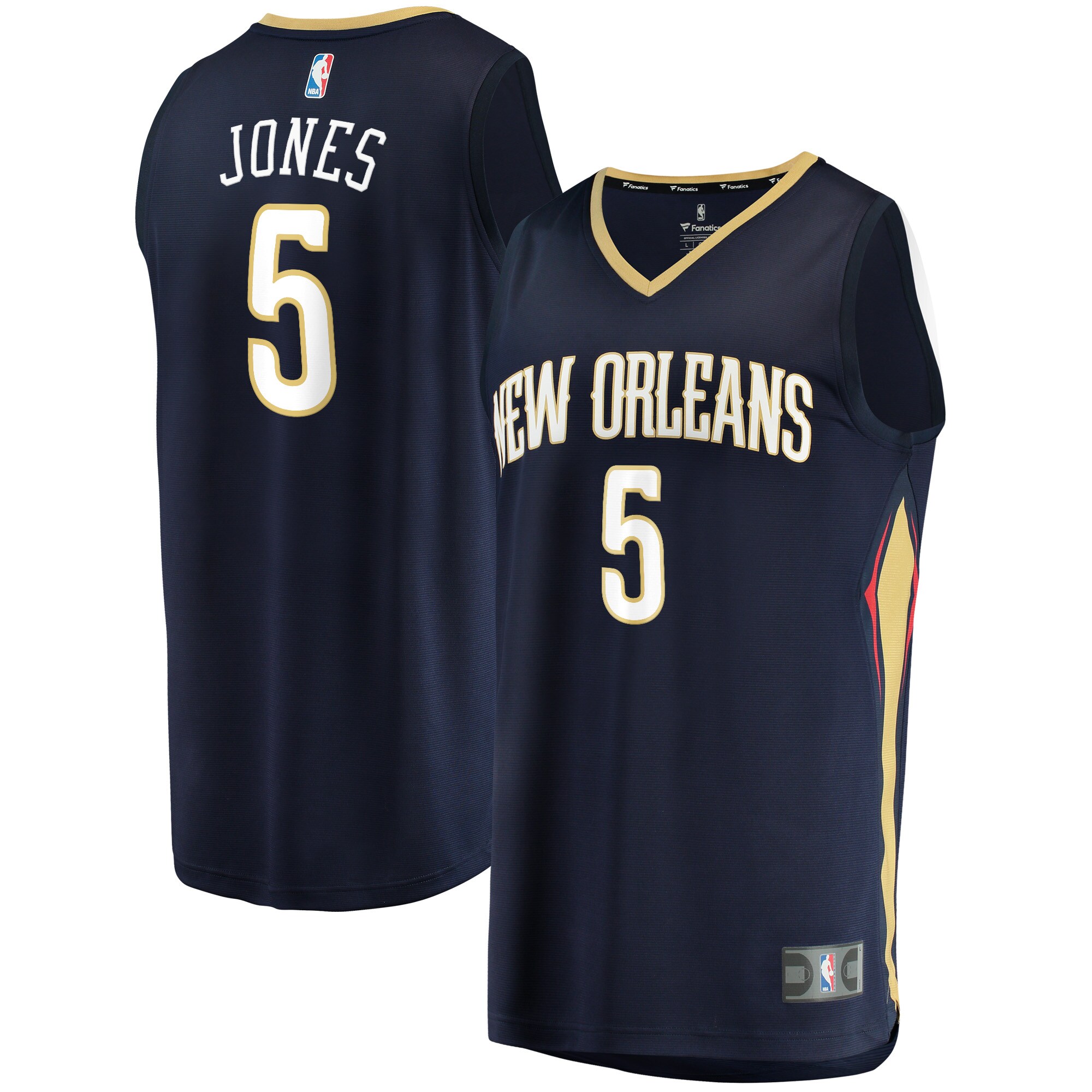 Herbert Jones New Orleans Pelicans Fanatics Youth Fast Break Replica Jersey - Icon Edition - Navy