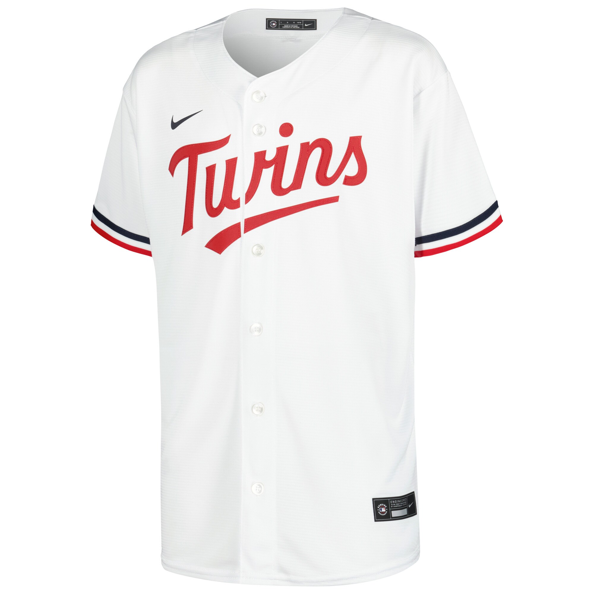 Royce Lewis Minnesota Twins  Youth Home Replica Player Jersey - White
