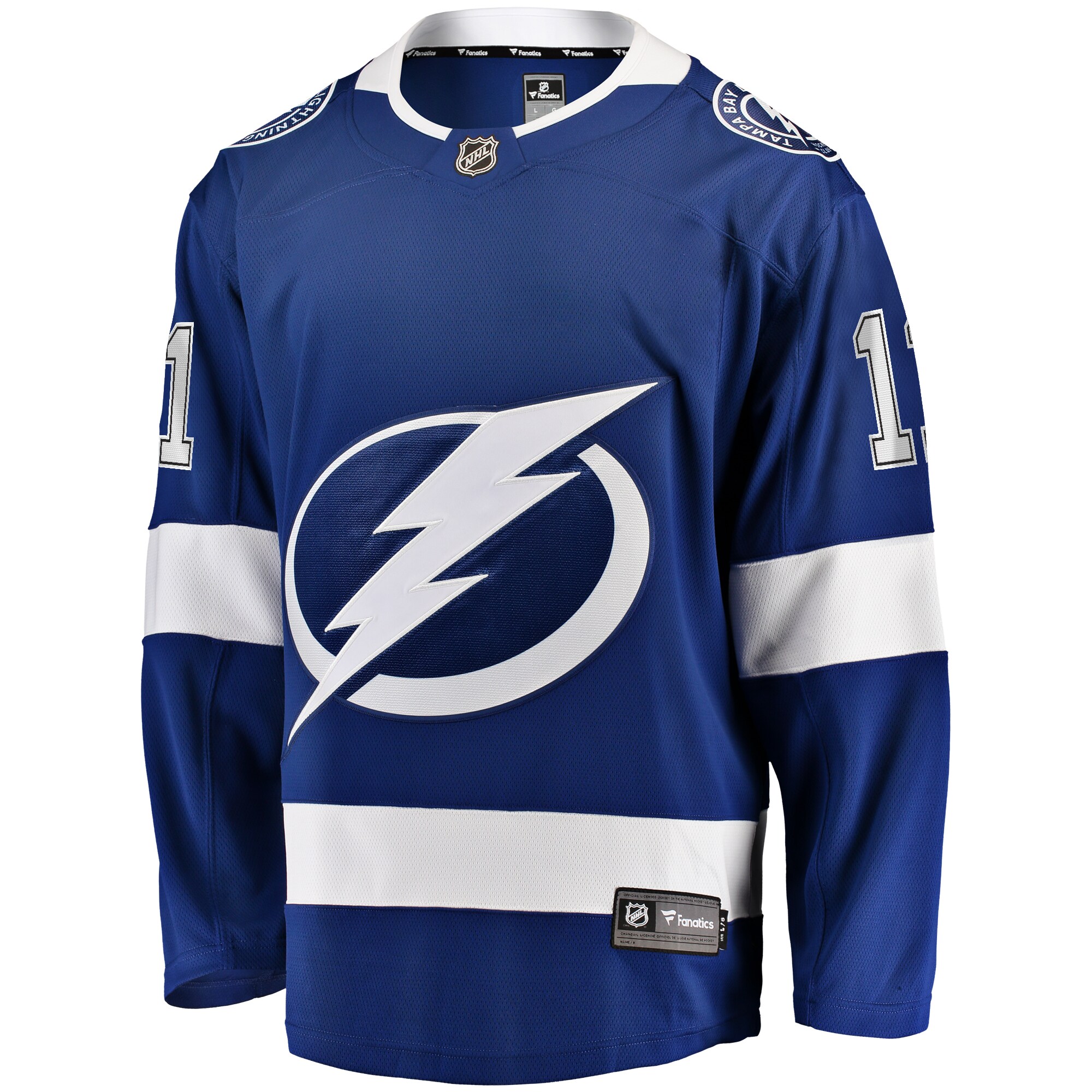 Luke Glendening Tampa Bay Lightning Fanatics Home Breakaway Jersey - Blue