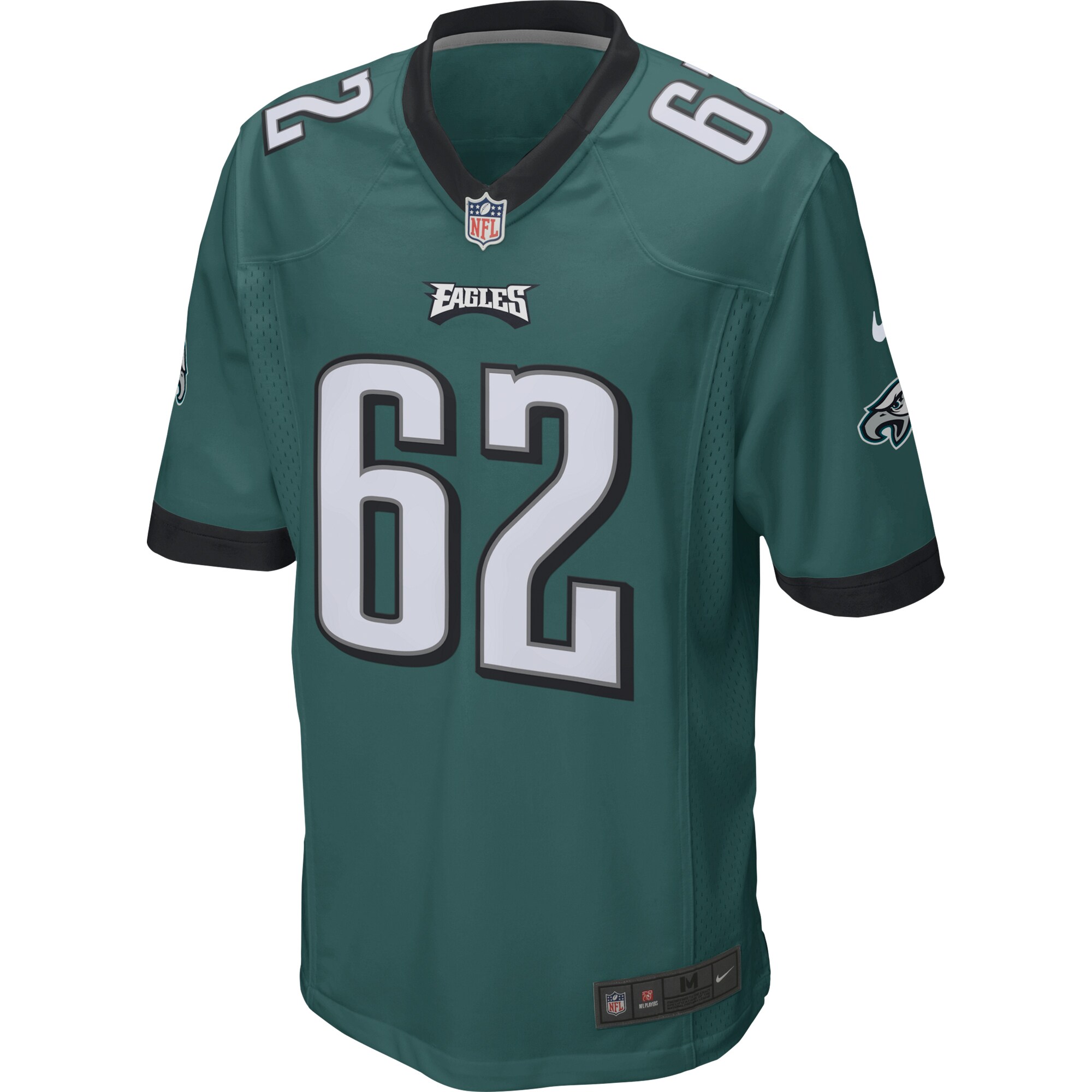 Jason Kelce Philadelphia Eagles  Game Jersey - Midnight Green