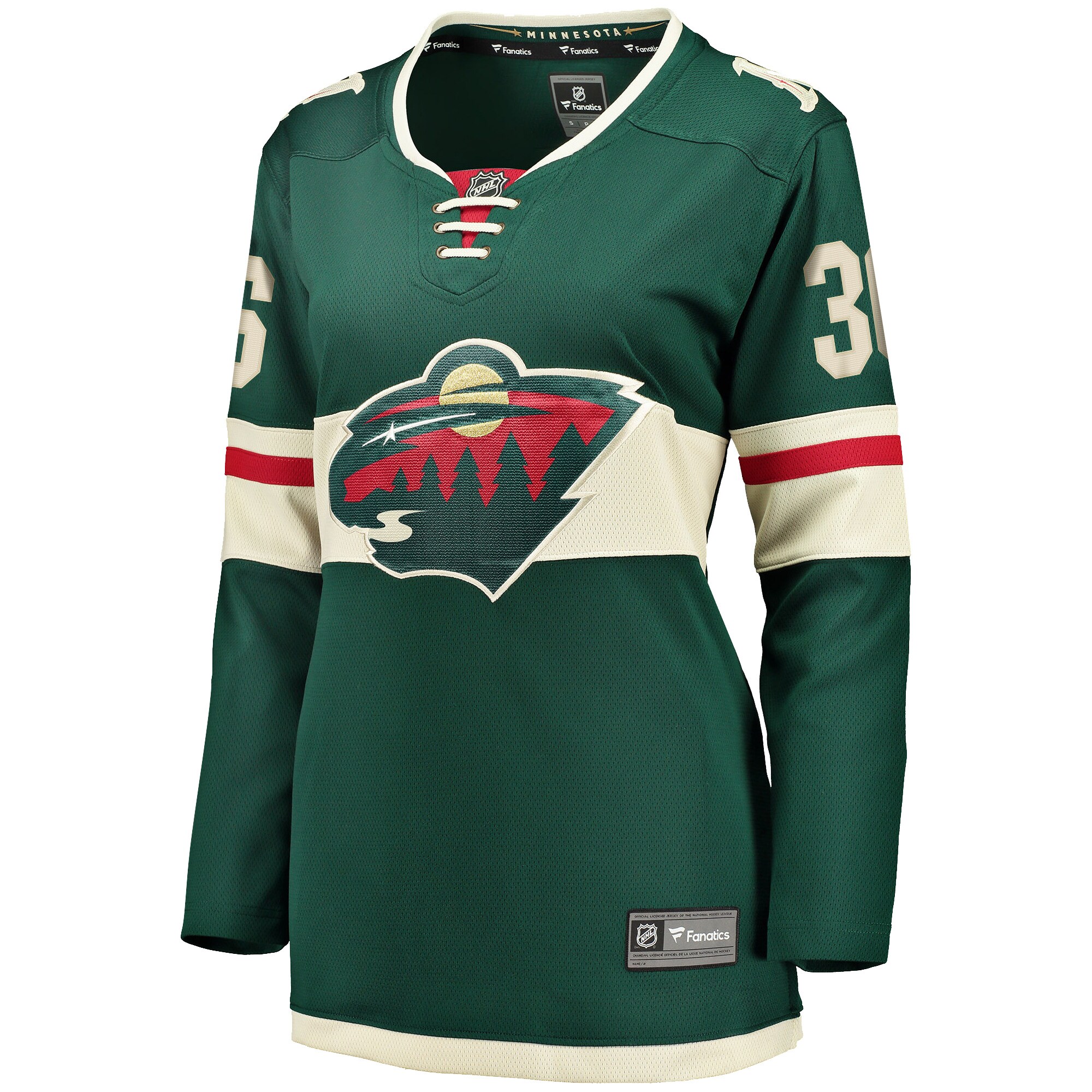 Mats Zuccarello Minnesota Wild Fanatics Women's Breakaway Player Jersey - Green