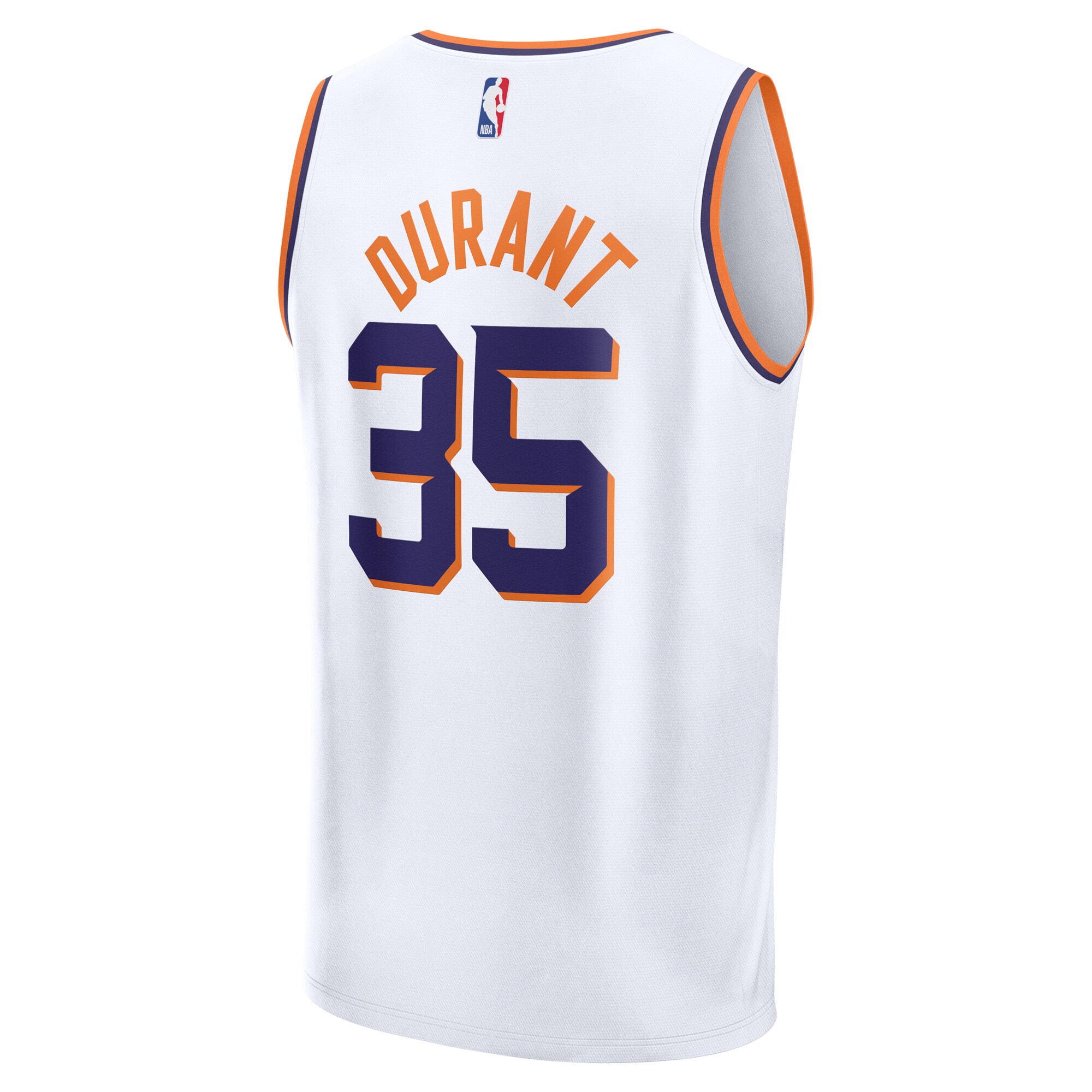 Kevin Durant Phoenix Suns Fanatics Fast Break Replica Player Jersey - Association Edition - White