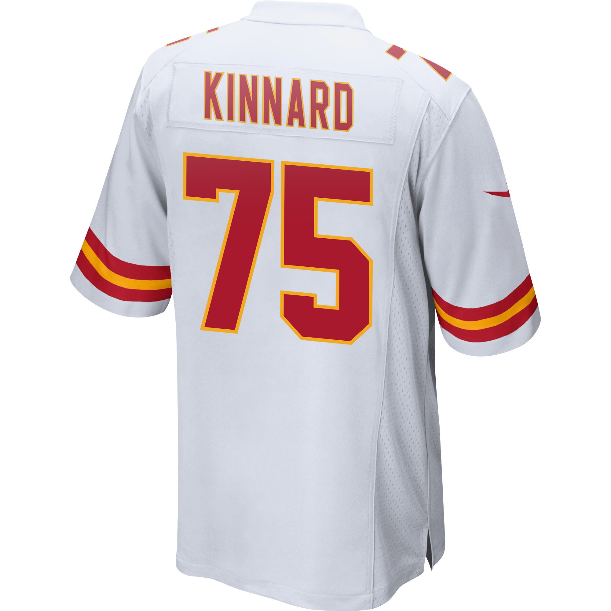 Darian Kinnard 75 Kansas City Chiefs Super Bowl LVII Champions Men Game Jersey - White
