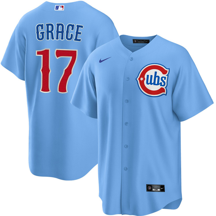 Mark Grace Chicago Cubs Blues Alternate Jersey