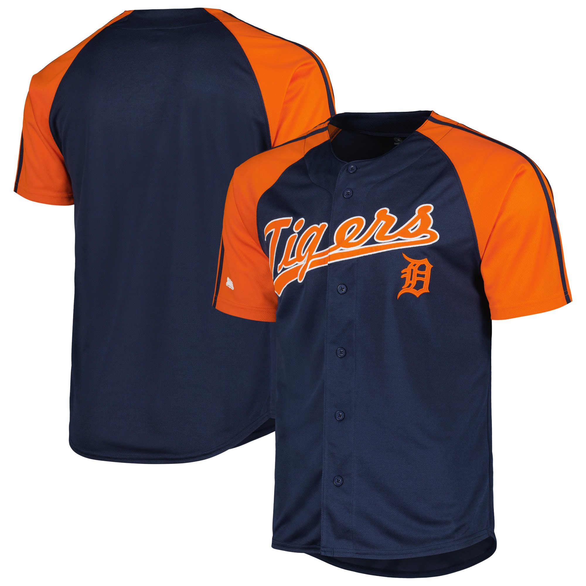 Detroit Tigers Stitches Team Raglan Jersey - Navy