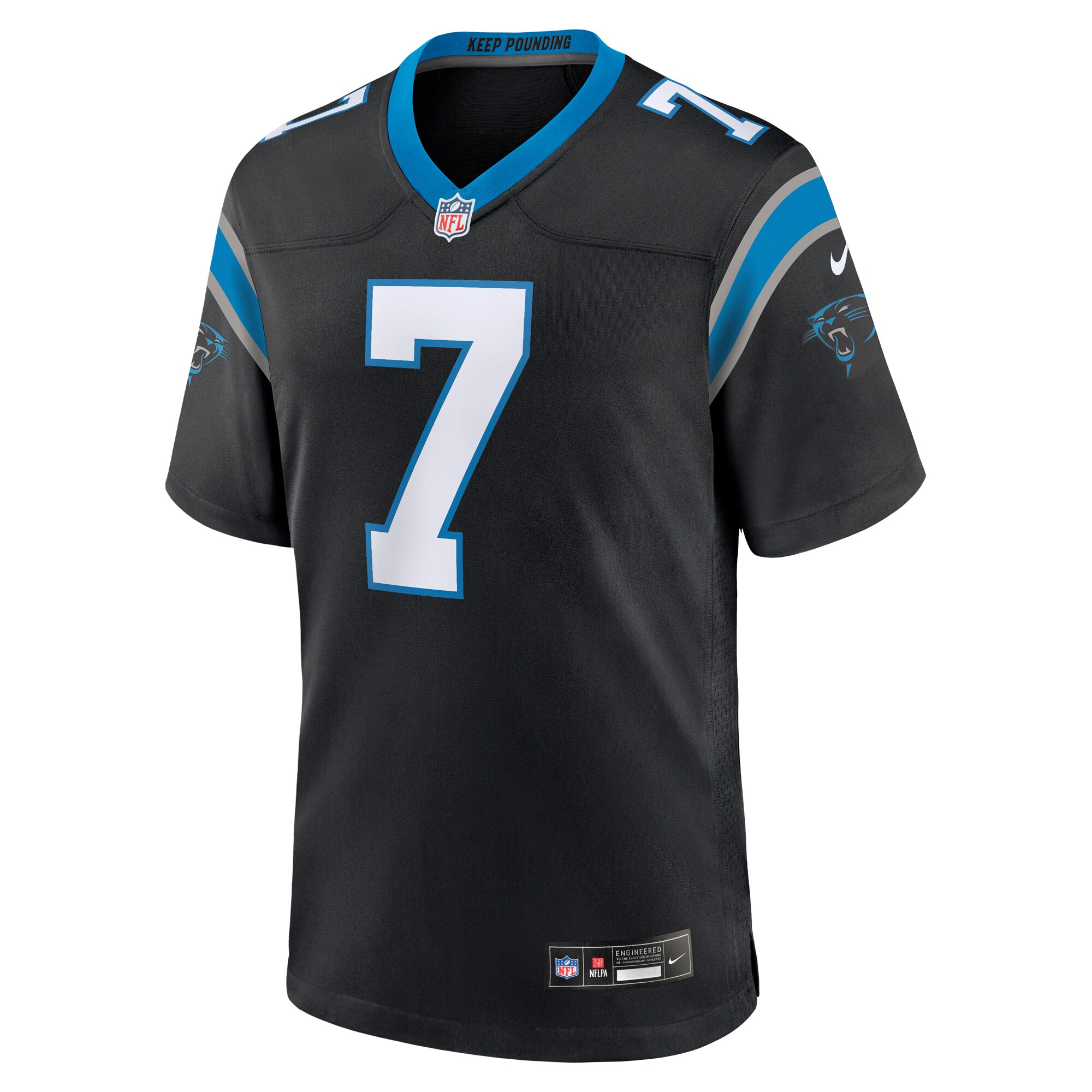 Jadeveon Clowney Carolina Panthers   Game Jersey -  Black