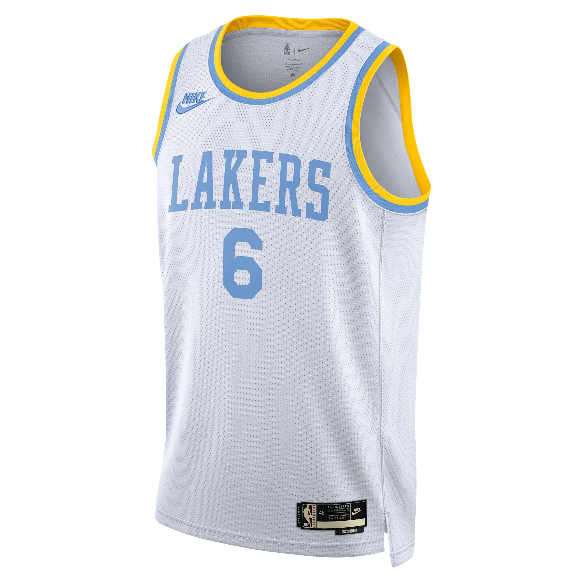 LeBron James Los Angeles Lakers Swingman Jersey - Classic Edition - White