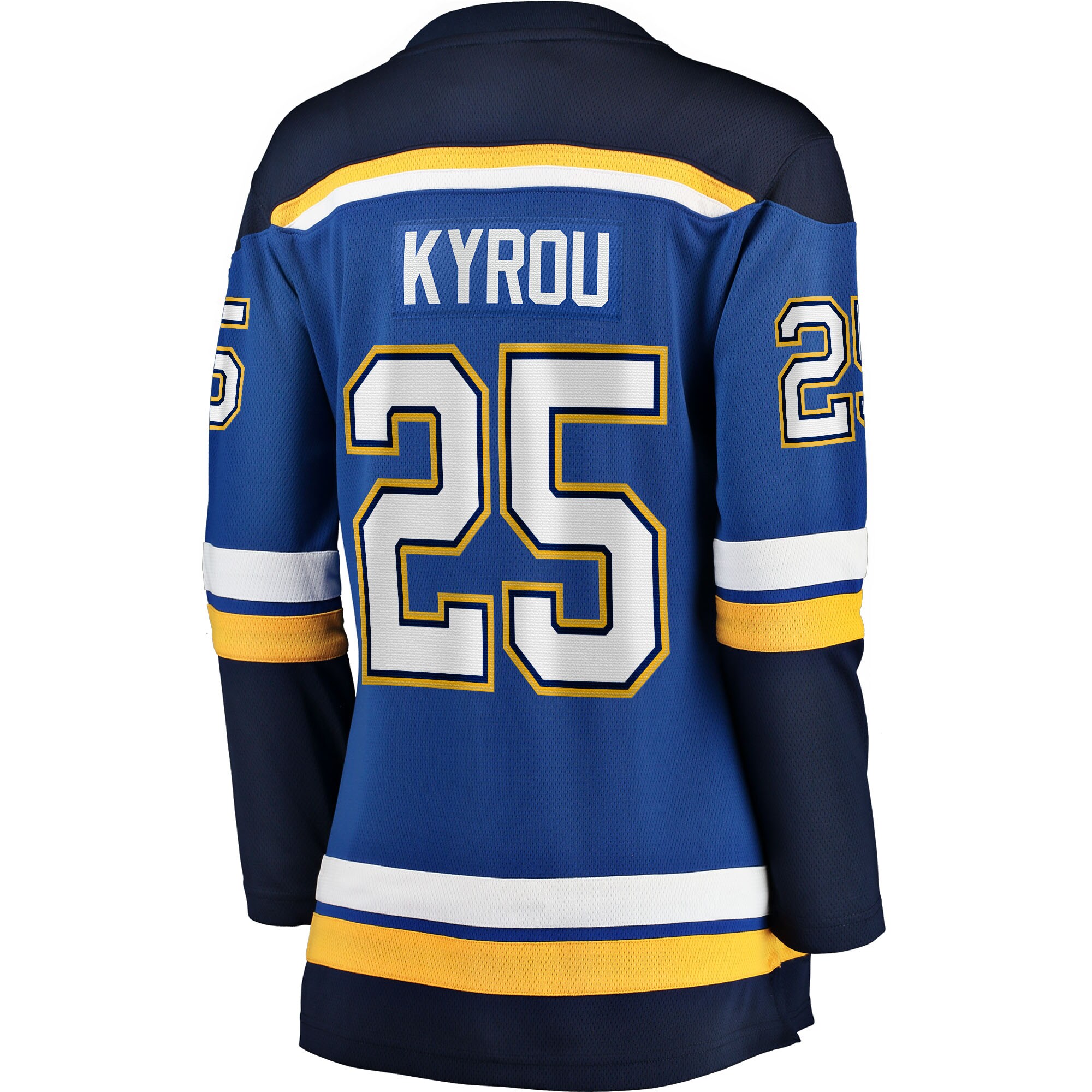 Jordan Kyrou St. Louis Blues Fanatics Women's Home Breakaway Player Jersey - Blue
