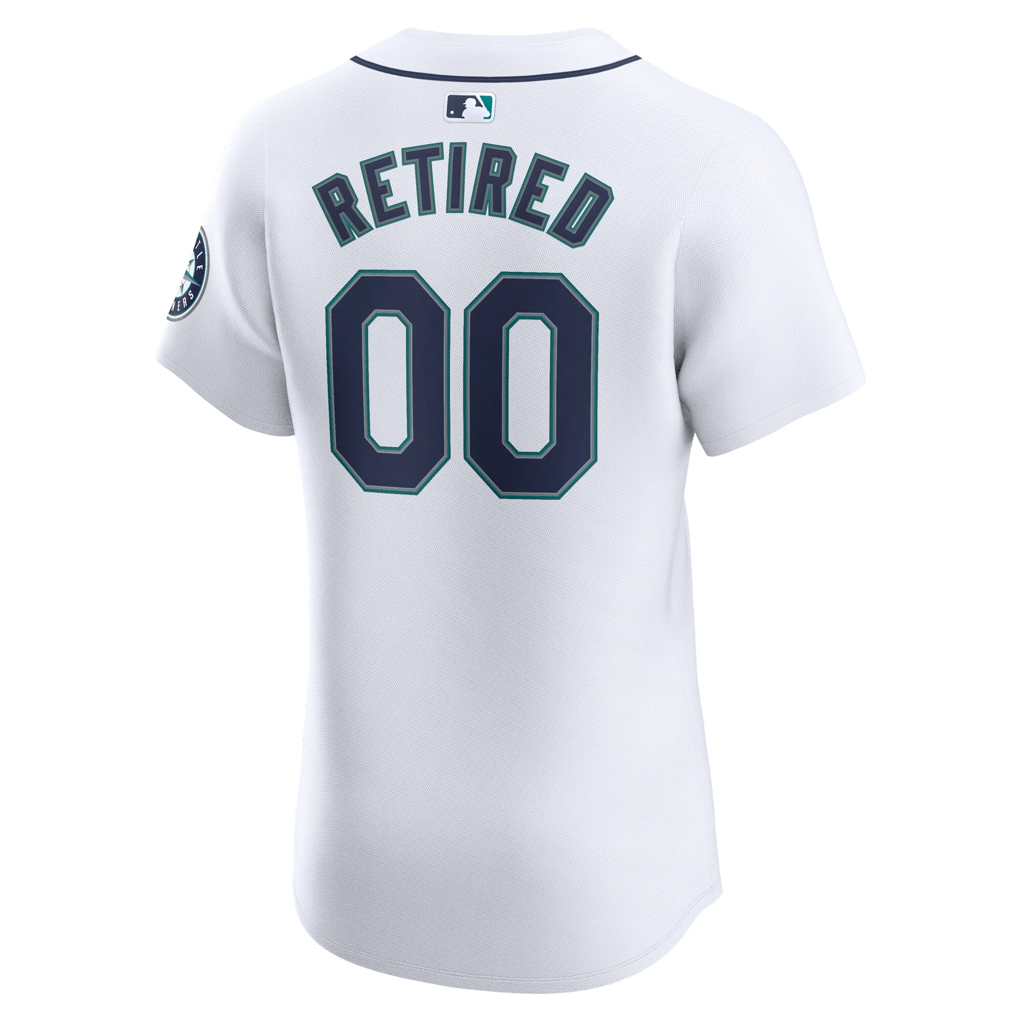 Seattle Mariners  Home Elite Pick-A-Player Retired Roster Jersey - White