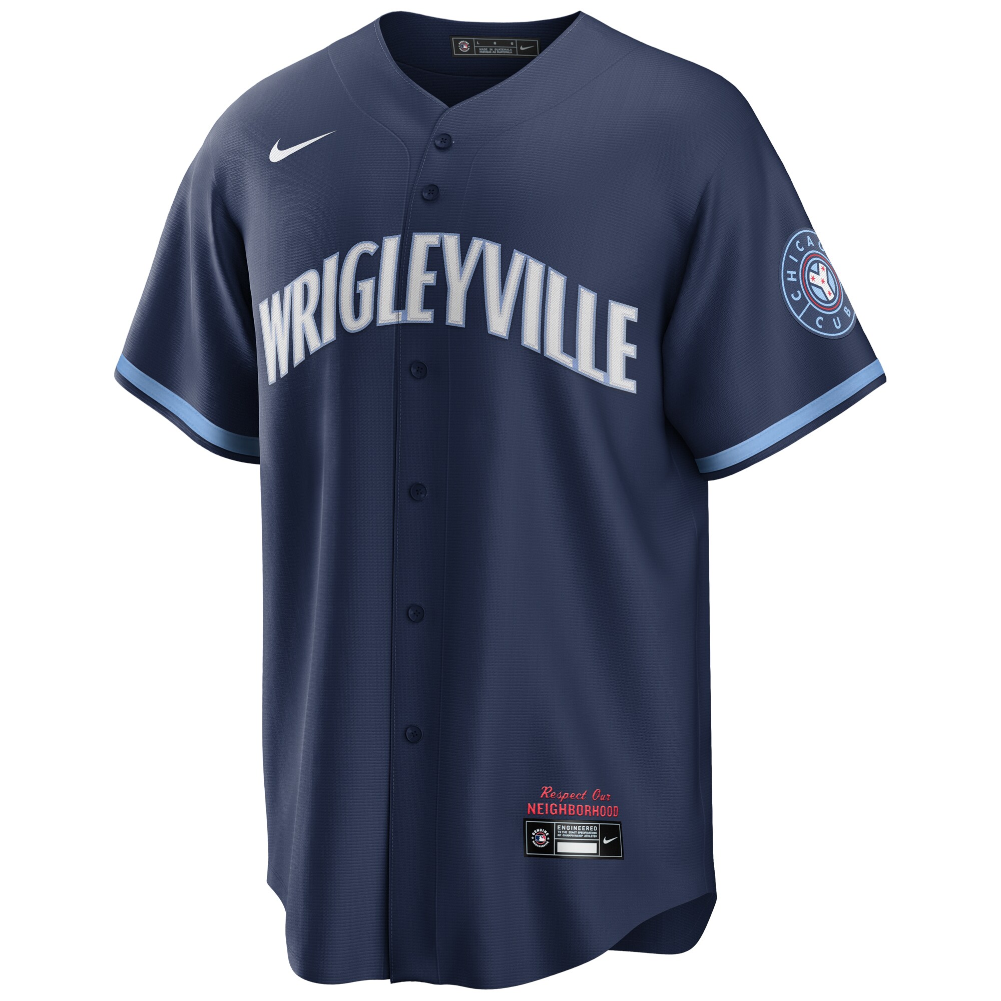 Chicago Cubs  City Connect Replica Jersey - Navy