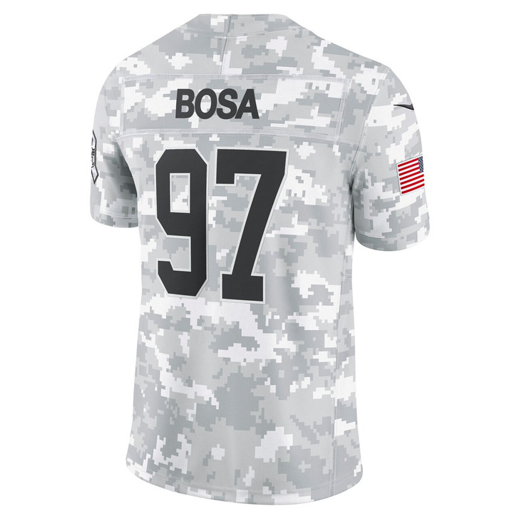 Nick Bosa San Francisco 49ers 2024 Salute to Service Limited Jersey - Arctic Camo