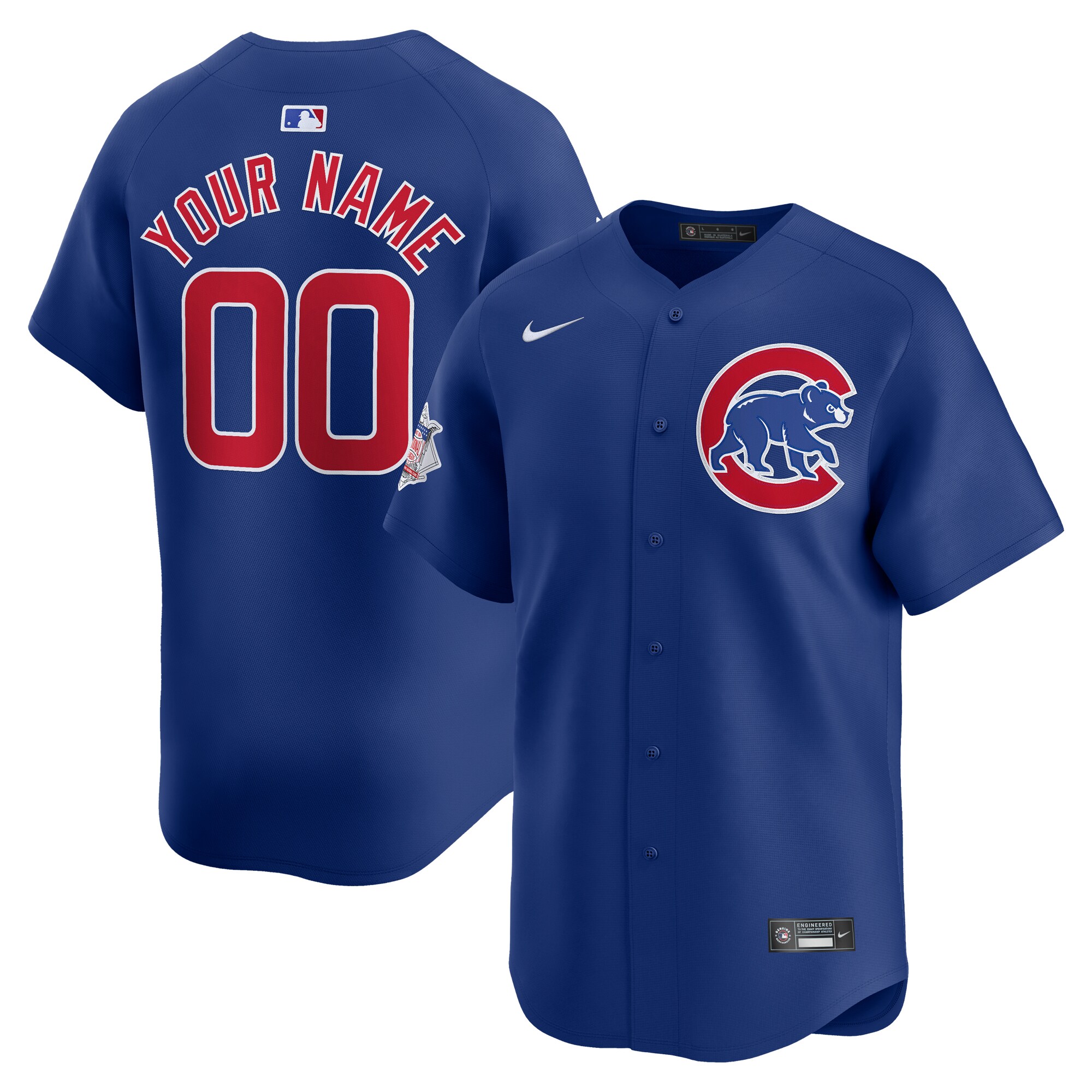 Chicago Cubs   Alternate Limited Custom Jersey Royal
