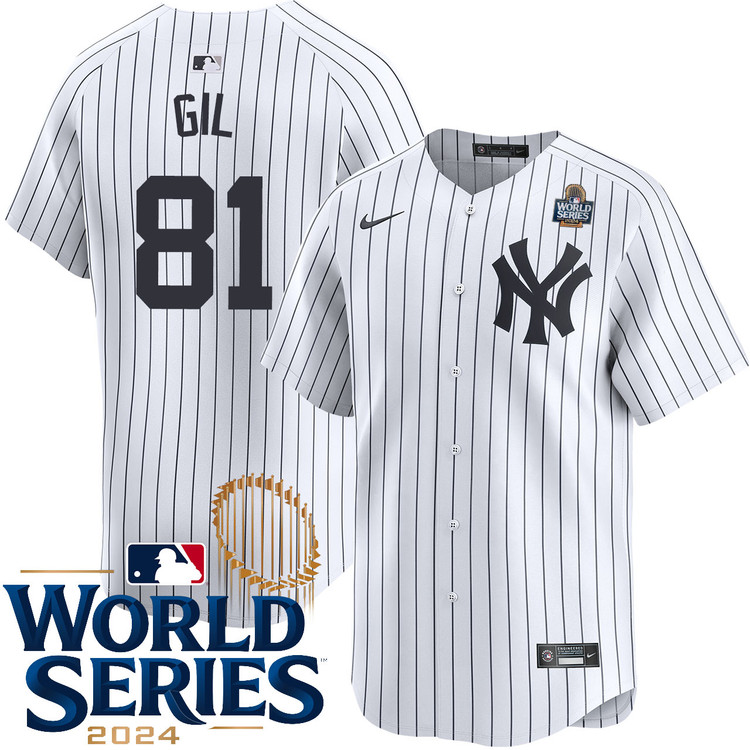 Luis Gil New York Yankees Home Limited World Series Jersey