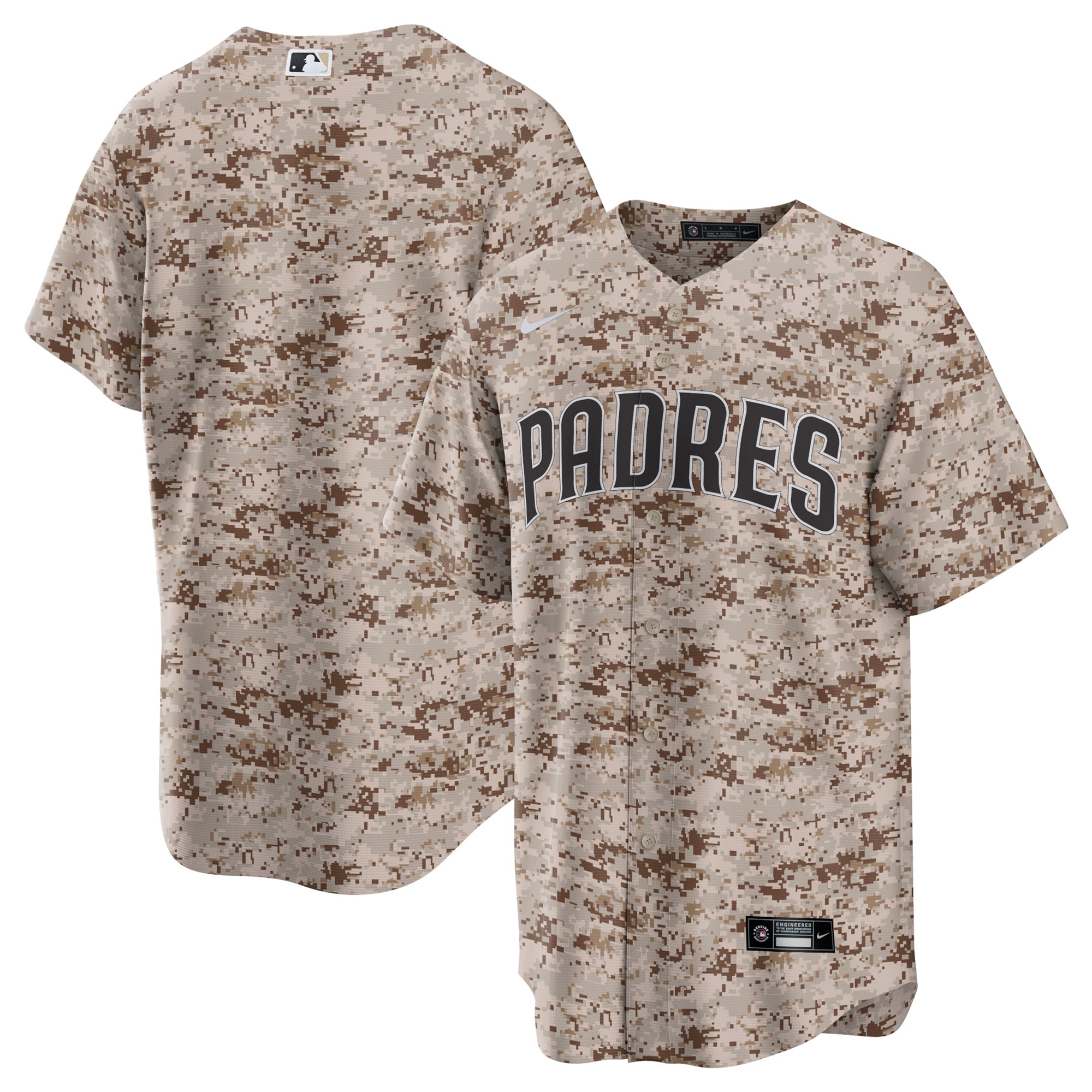 San Diego Padres  USMC Alternate Replica Team Jersey - Camo
