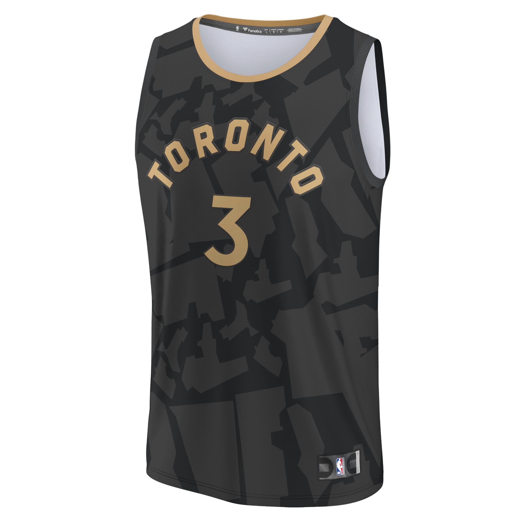 OG Anunoby Toronto Raptors Fanatics Fastbreak Jersey - City Edition - Black