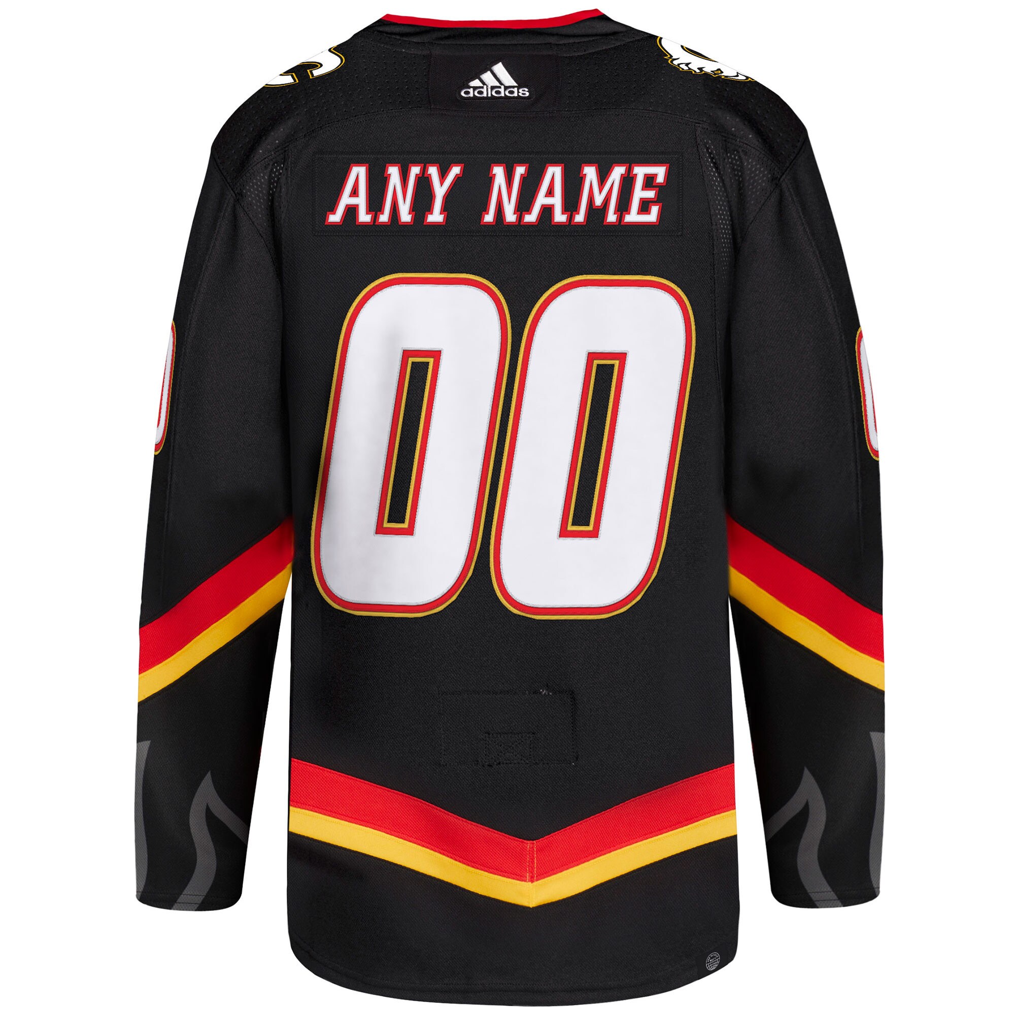 Calgary Flames adidas  Alternate  Primegreen Authentic Custom Jersey - Black