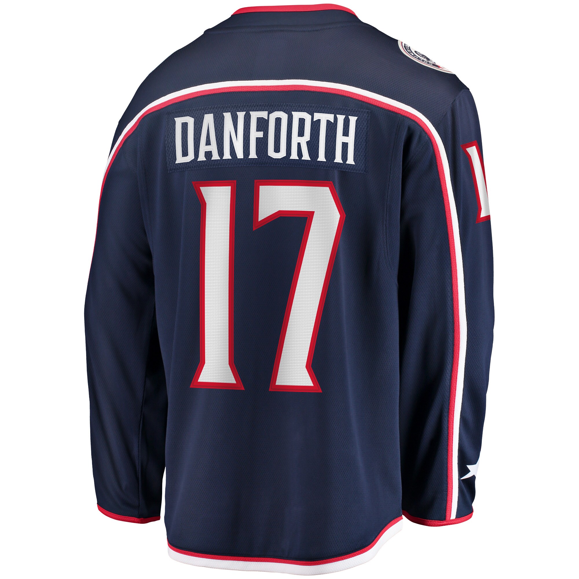 Justin Danforth Columbus Blue Jackets Fanatics Home Breakaway Player Jersey - Navy