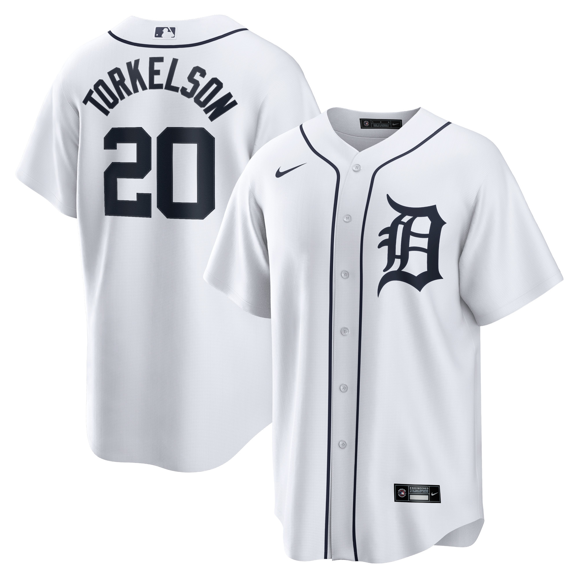 Spencer Torkelson Detroit Tigers  Home Replica Jersey - White