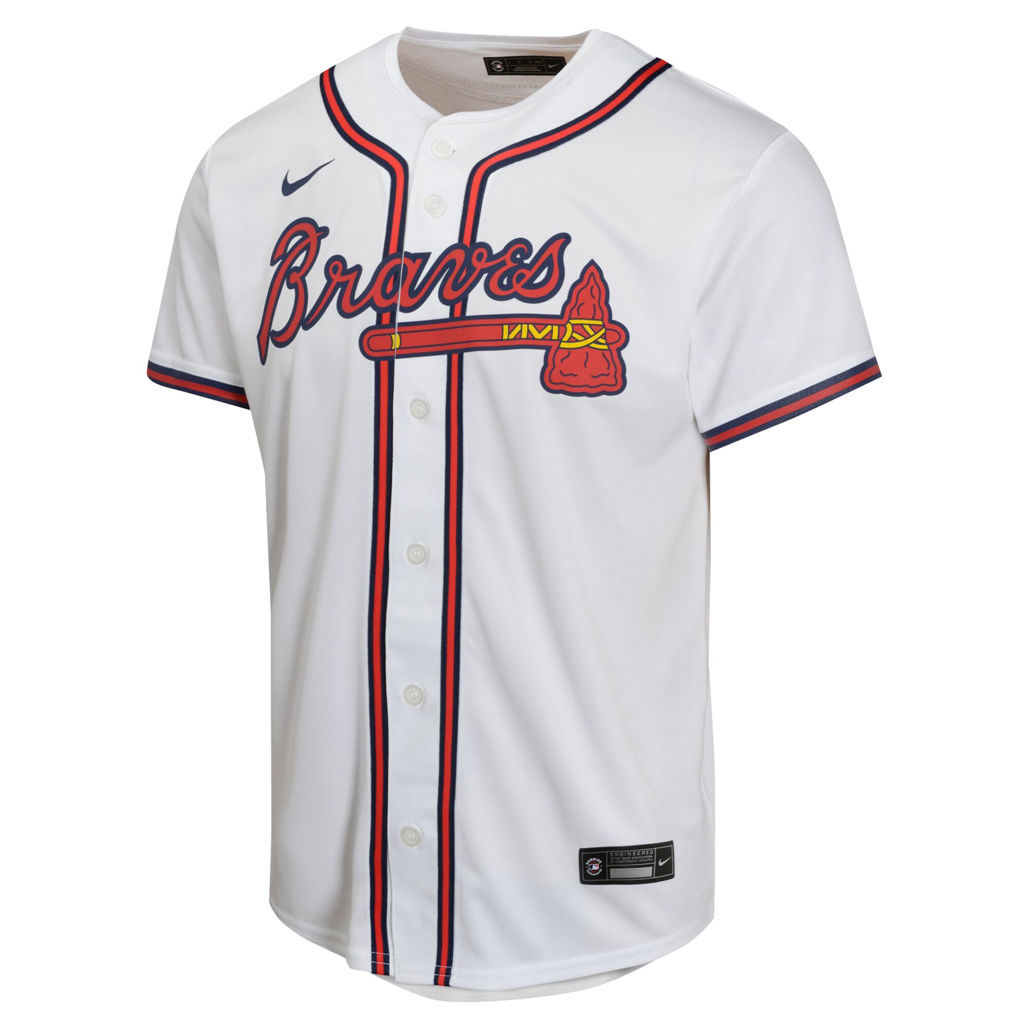 Ronald Acu\u00c3\u00b1a Jr. Atlanta Braves Youth Home Game Player Jersey - White