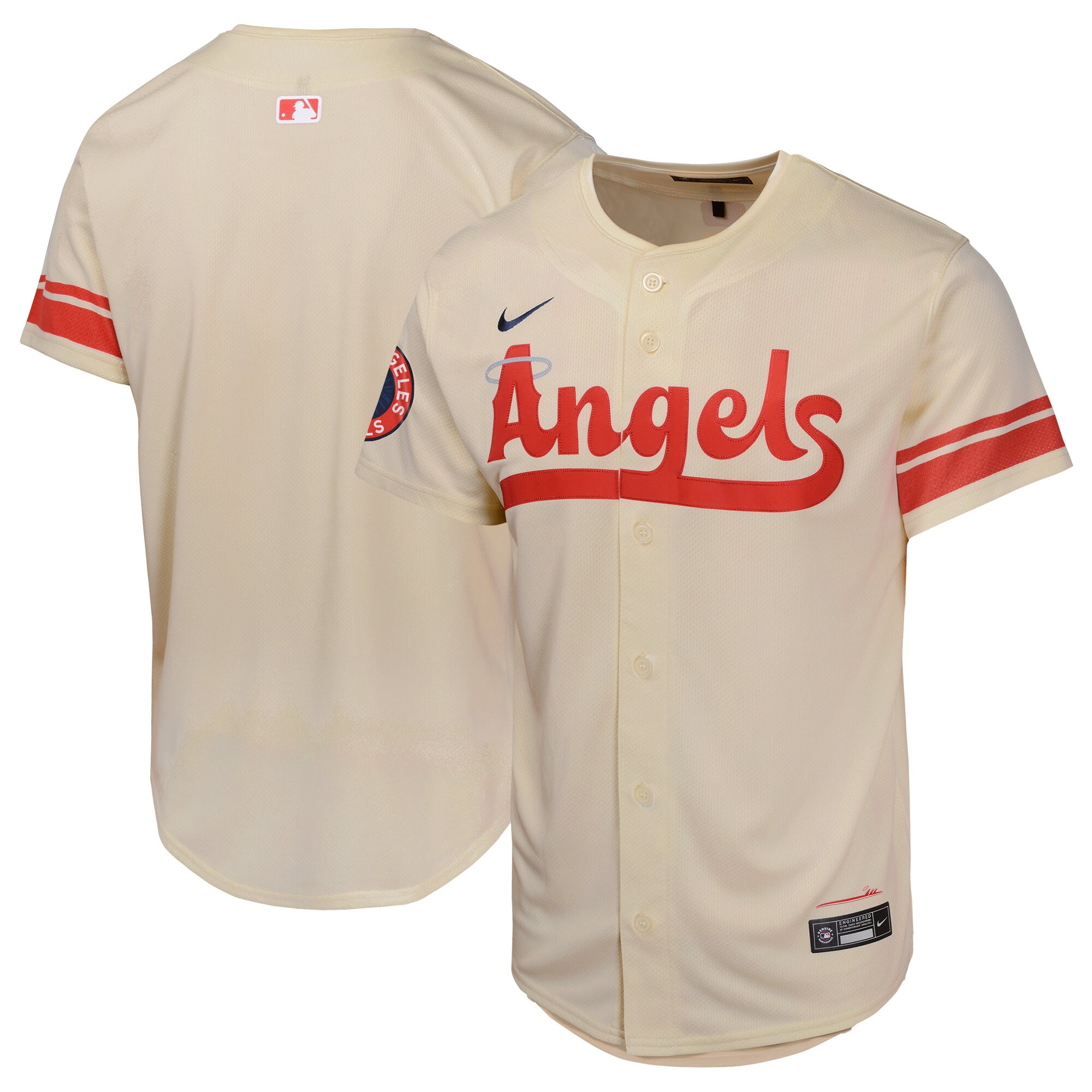 Los Angeles Angels  Youth City Connect Limited Jersey - Cream