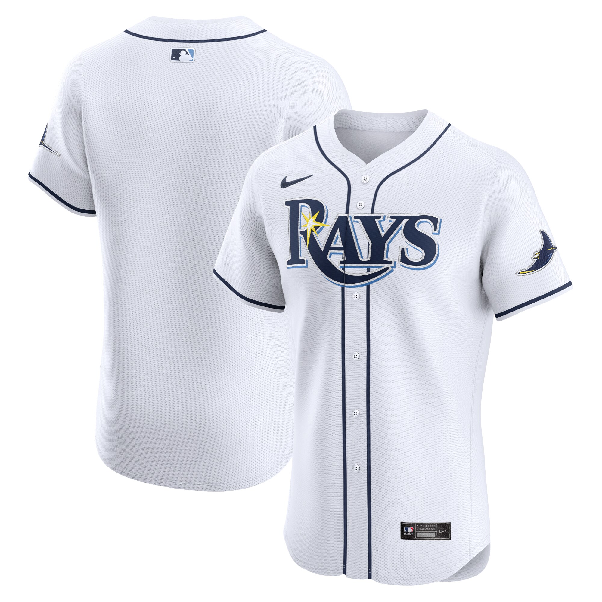 Tampa Bay Rays  Home Elite Jersey - White