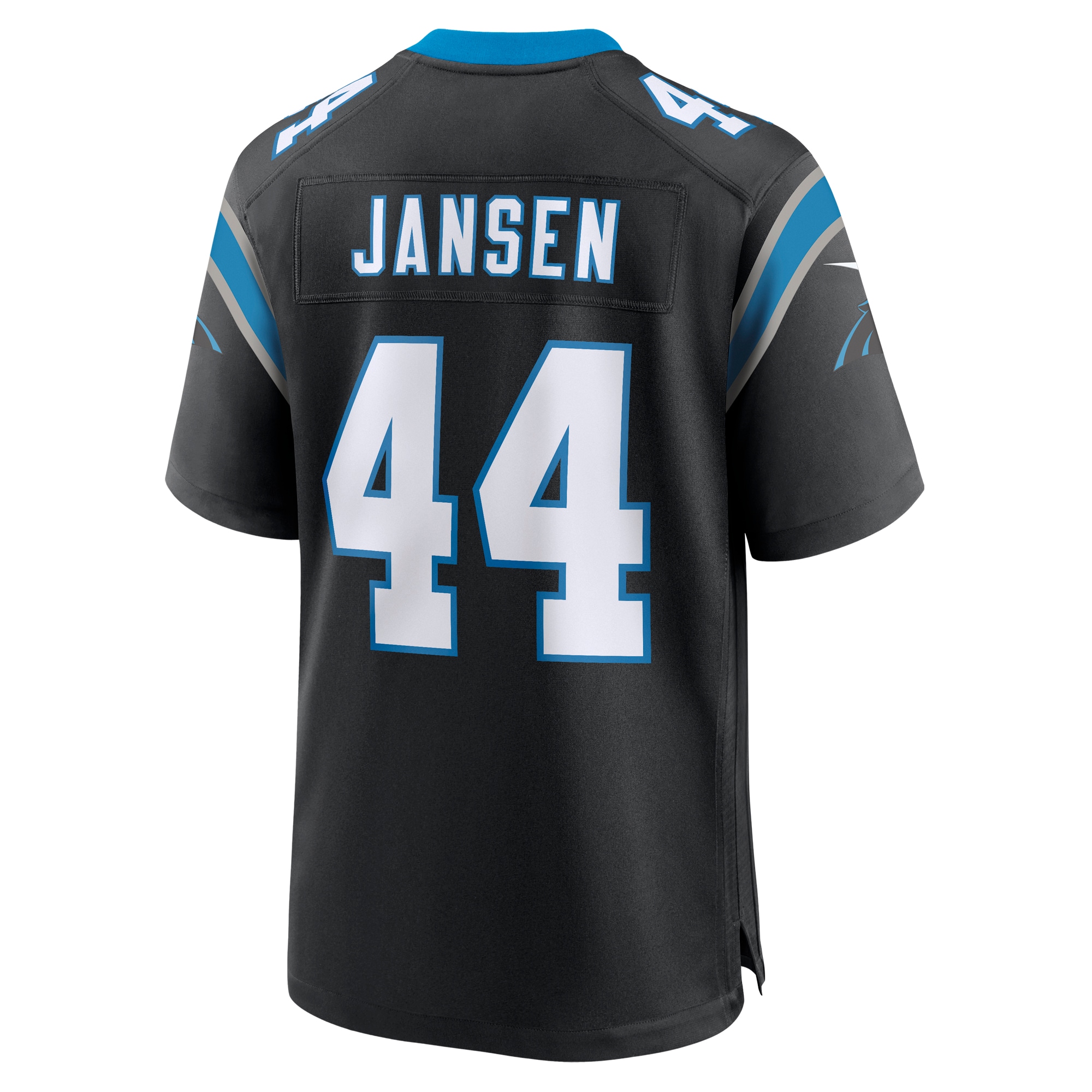 J.J. Jansen Carolina Panthers  Team Game Jersey - Black