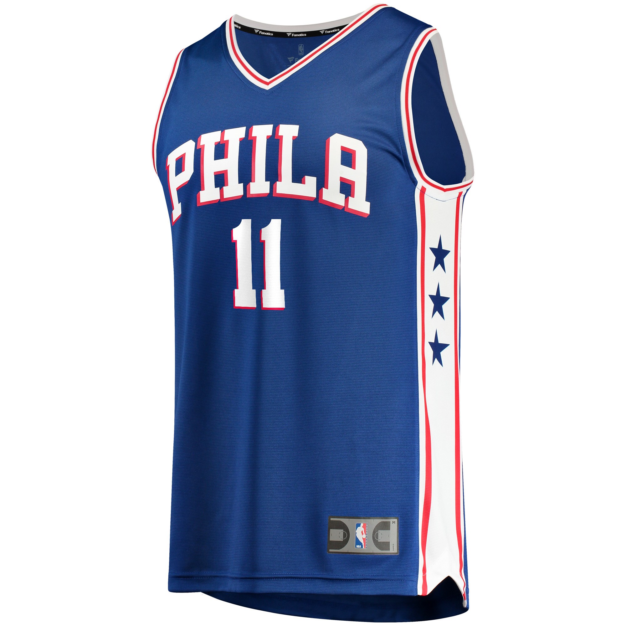 Jaden Springer Philadelphia 76ers Fanatics Fast Break Replica Jersey Royal - Icon Edition