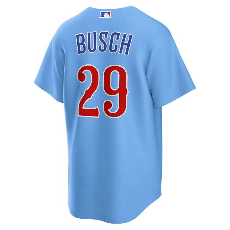 Michael Busch Chicago Cubs Blues Alternate Jersey