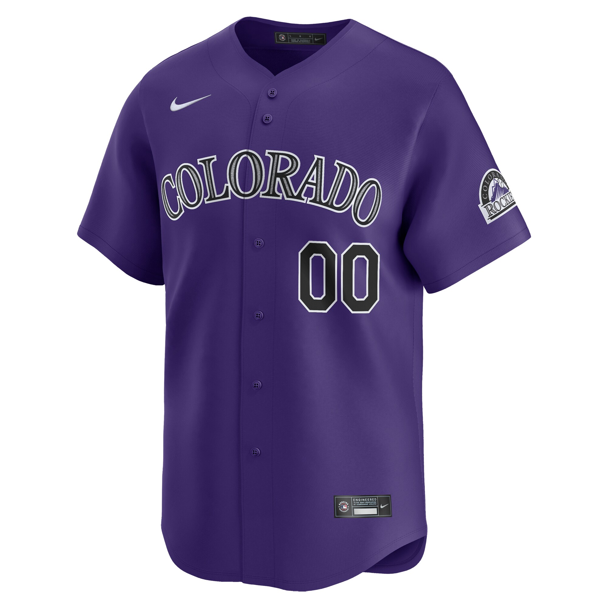 Colorado Rockies   Alternate Limited Custom Jersey Purple