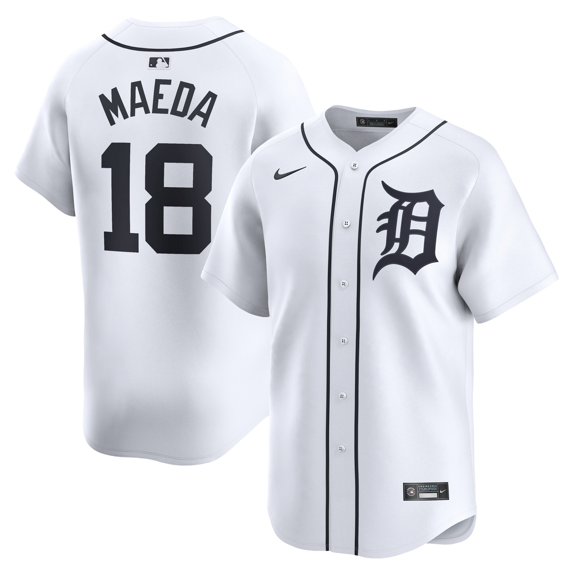 Kenta Maeda Detroit Tigers  Home Limited Player Jersey White